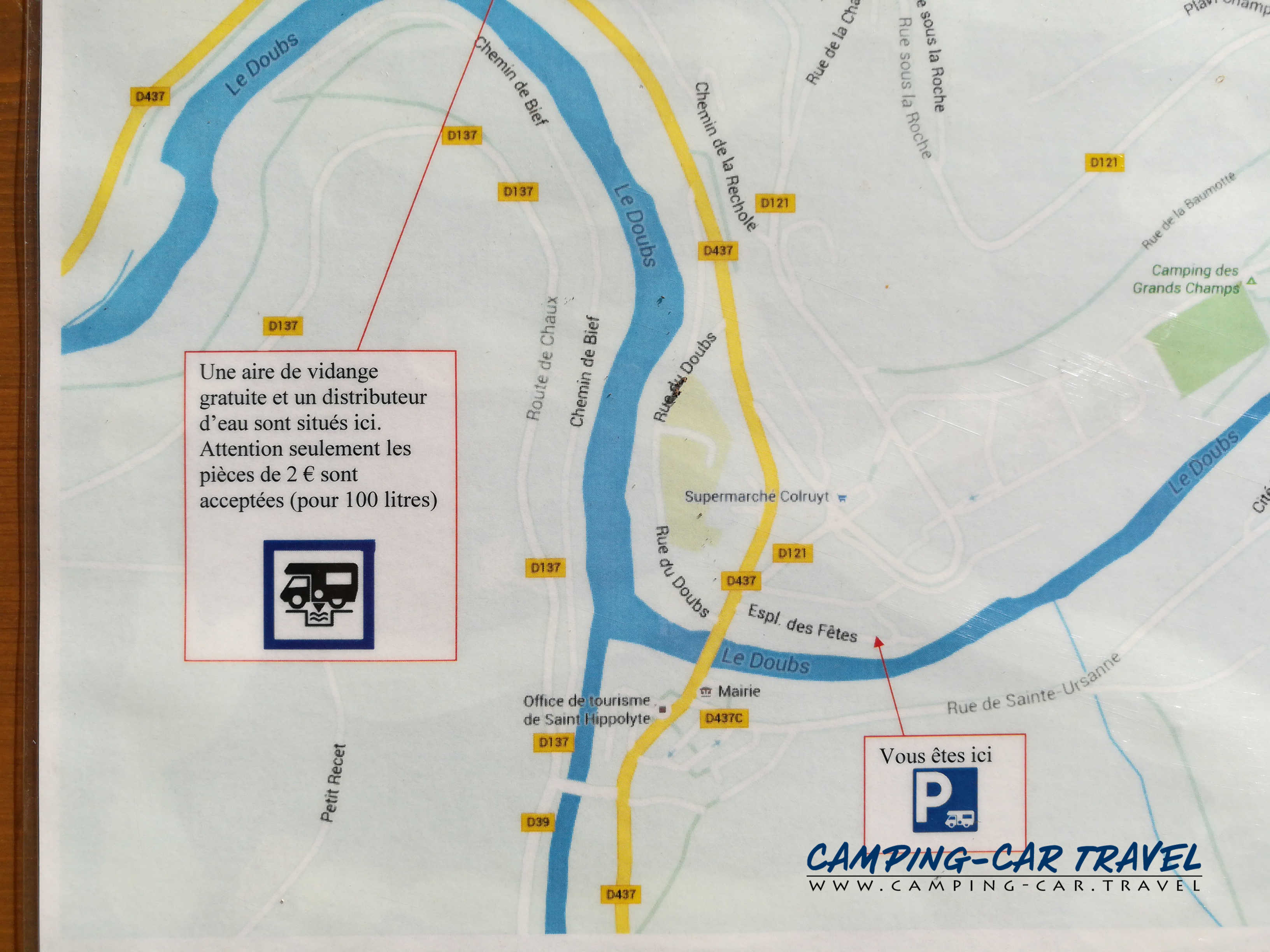 aire services camping car Saint-Hippolyte Doubs