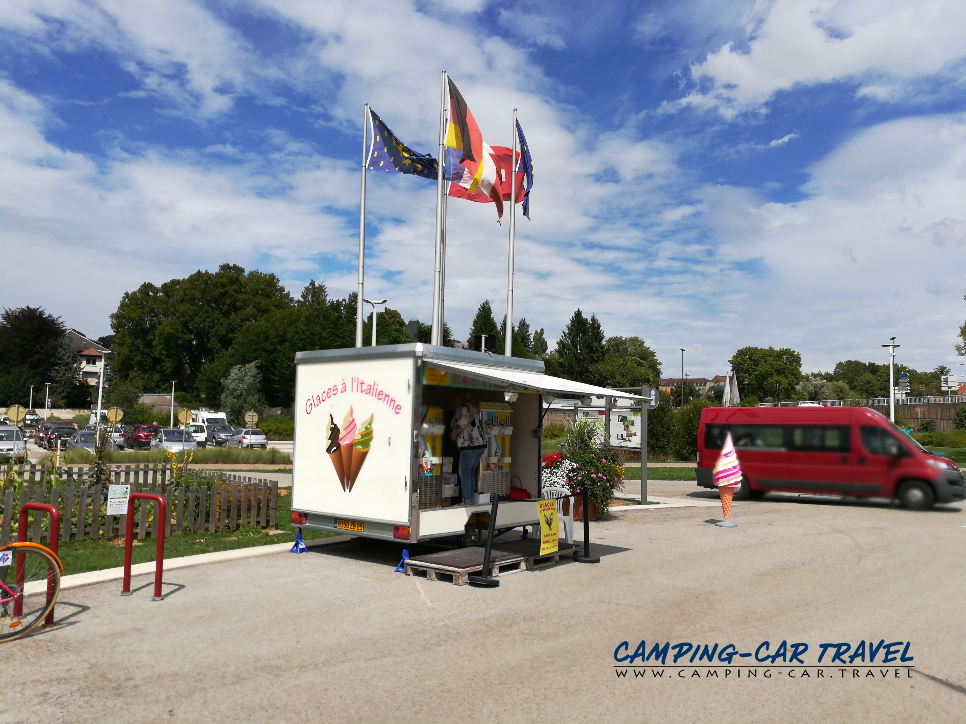 stationnement gratuit camping car Montbéliard Doubs