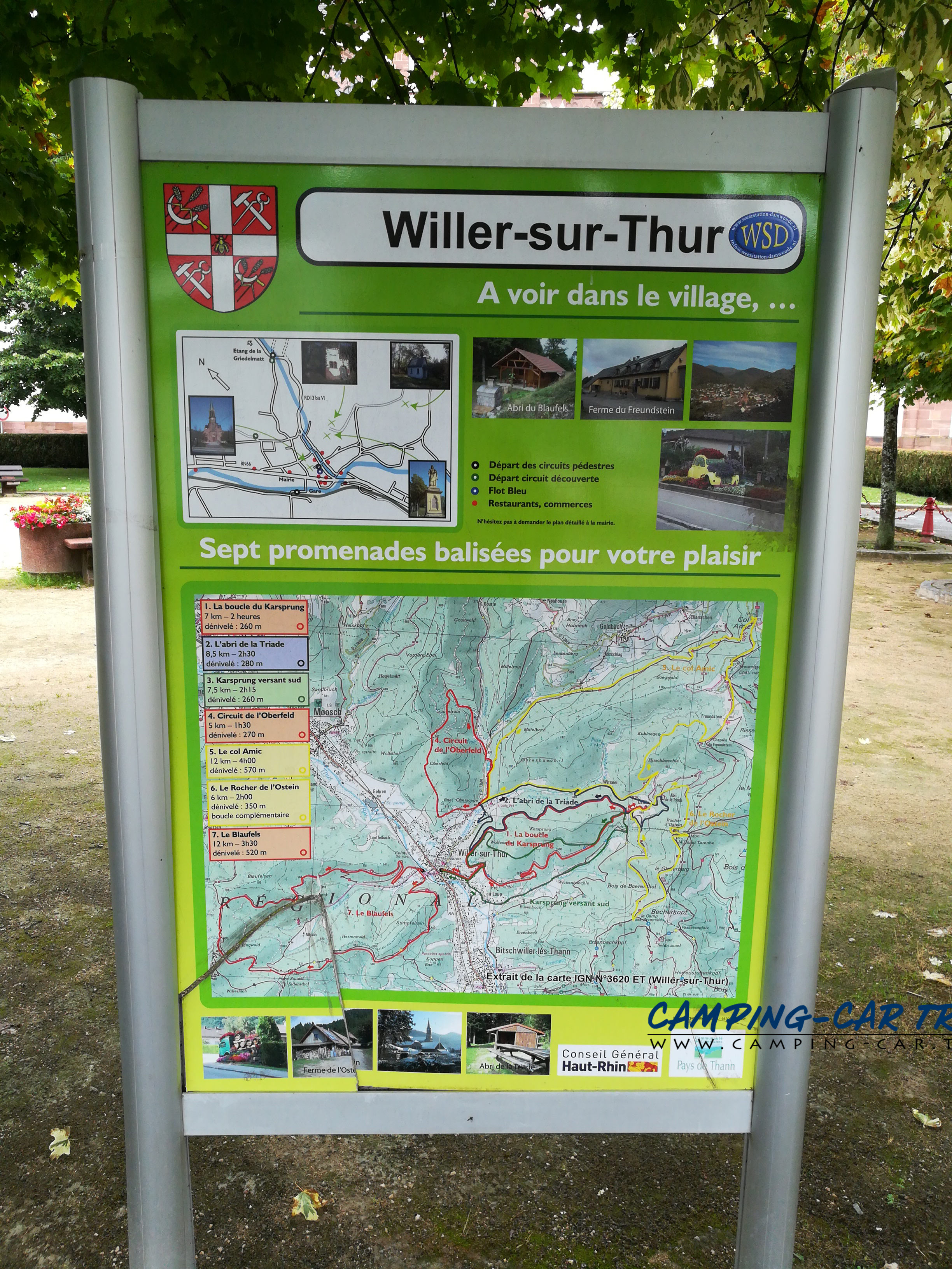 aire services camping car Willer-sur-Thur Haut-Rhin
