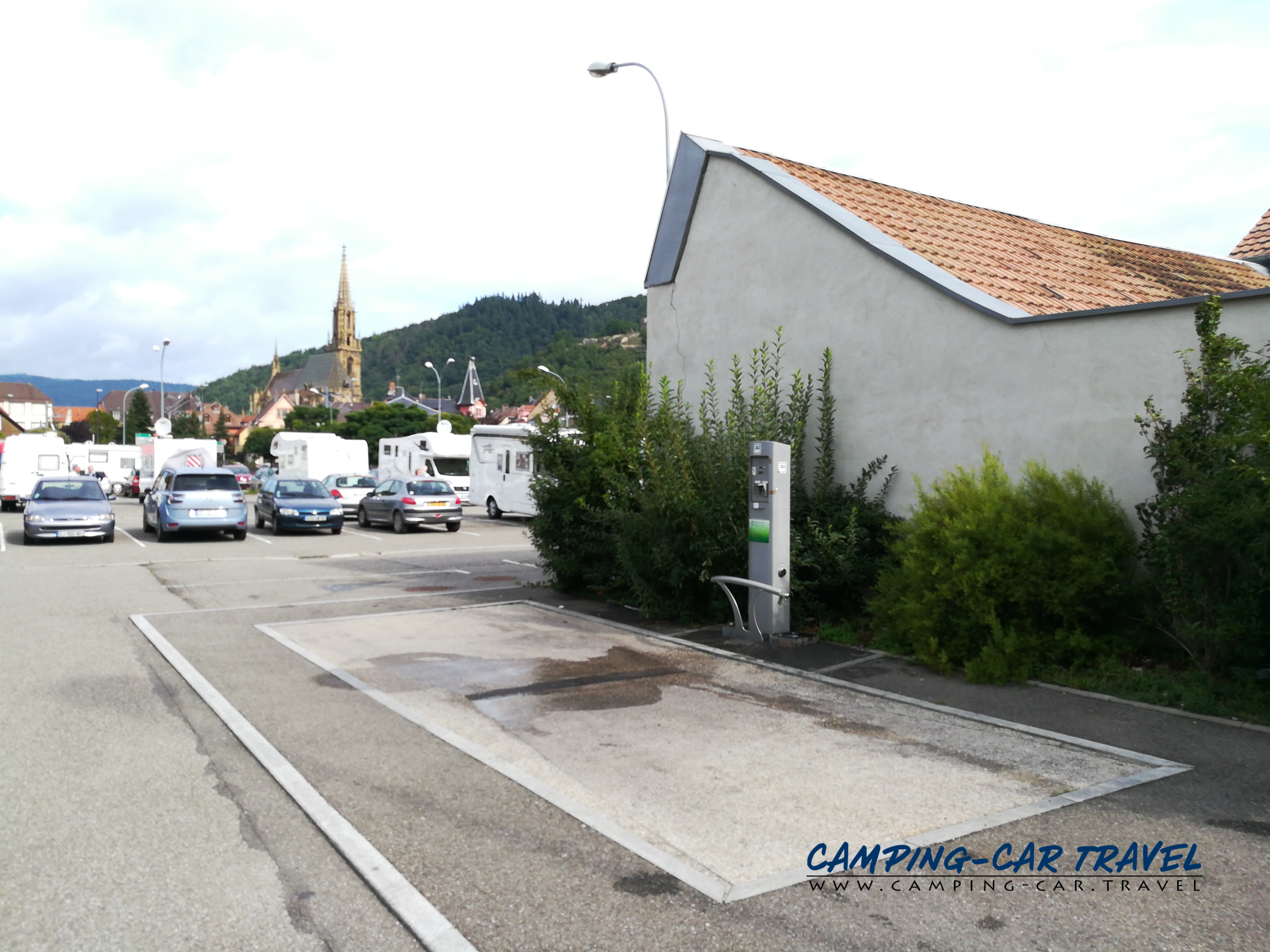 aire services camping car Thann Haut-Rhin