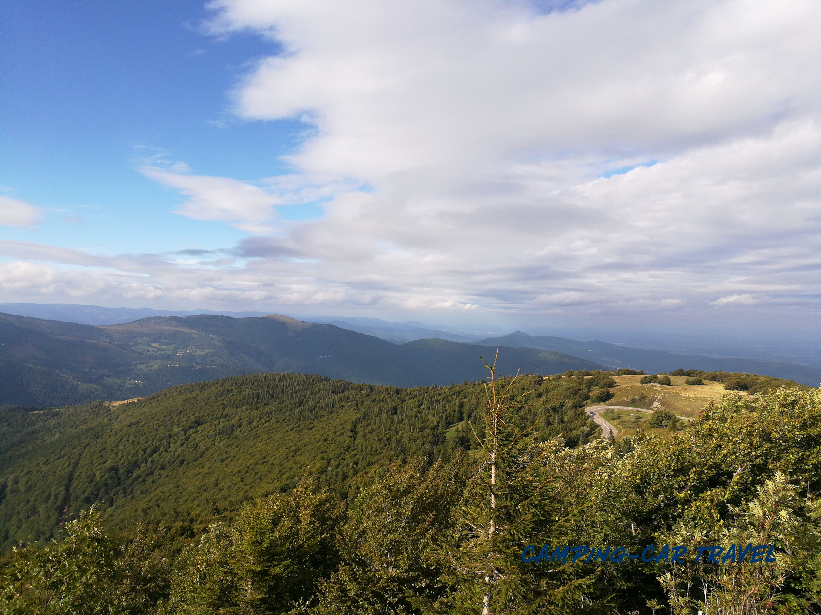 aire services camping car Le Grand Ballon d'Alsace Haut-Rhin