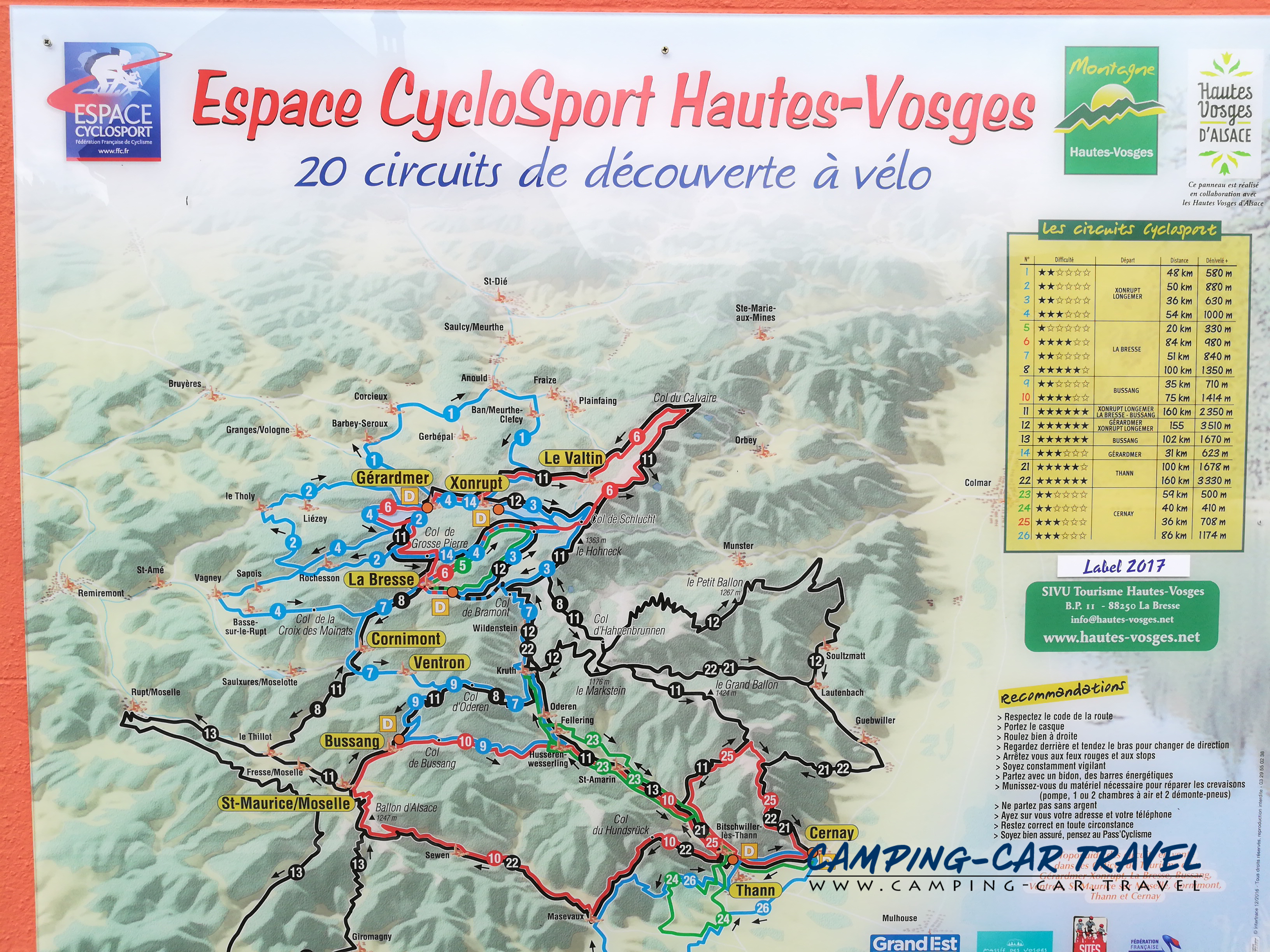 aire services camping car Ventron Vosges