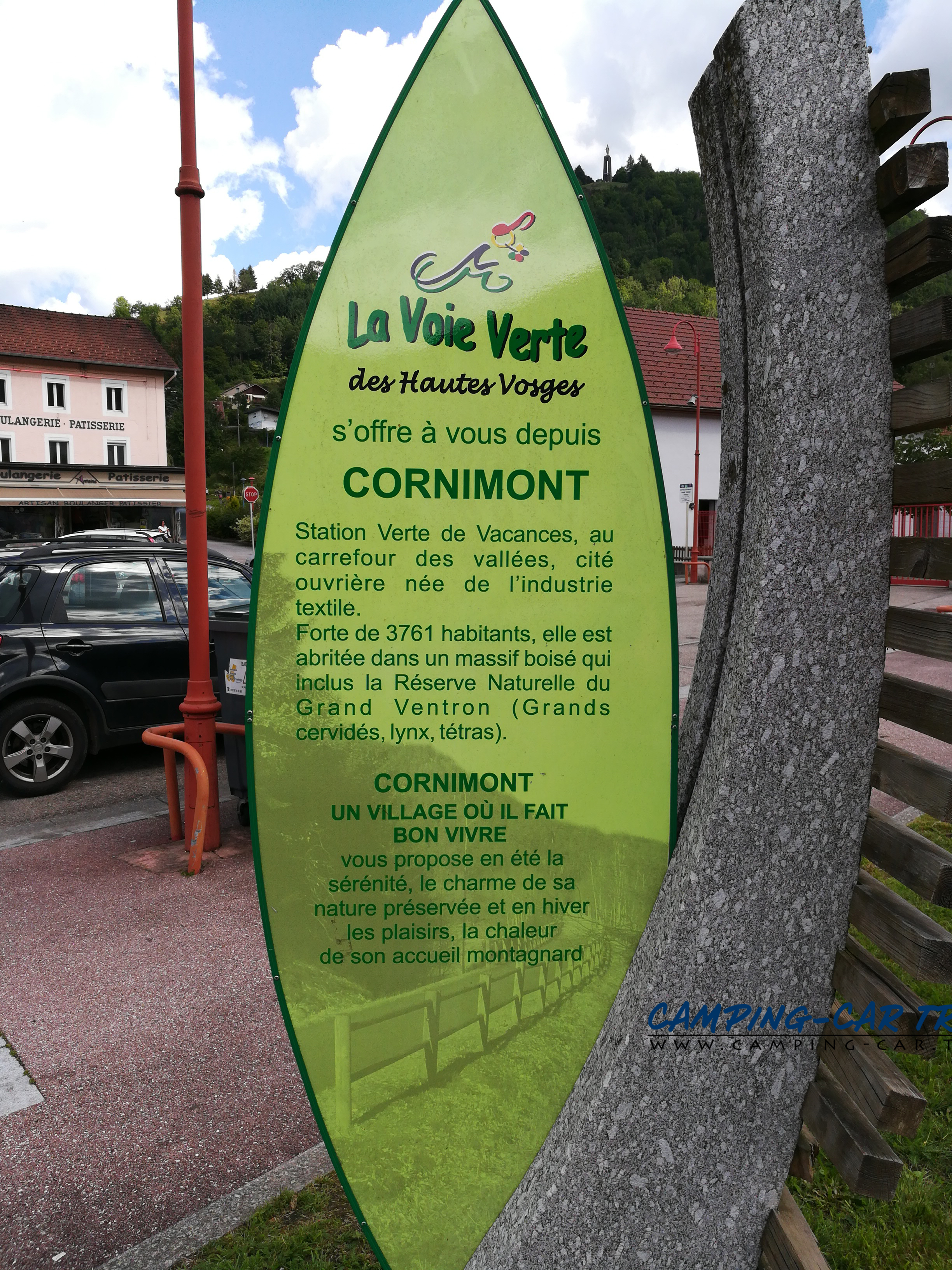 aire services camping car Cornimont Vosges