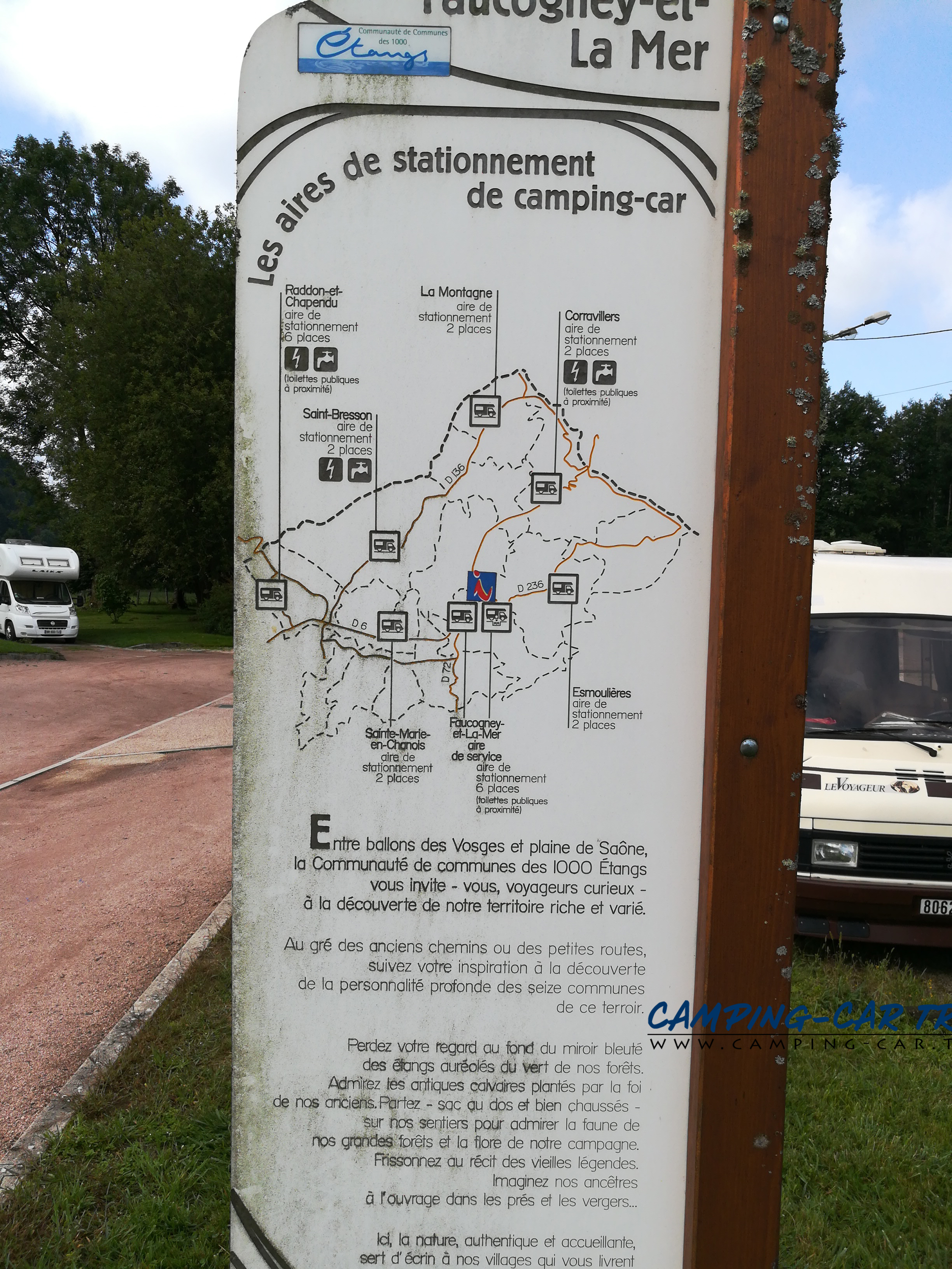 aire services camping car Faucogney-et-la-Mer Haute-Saône