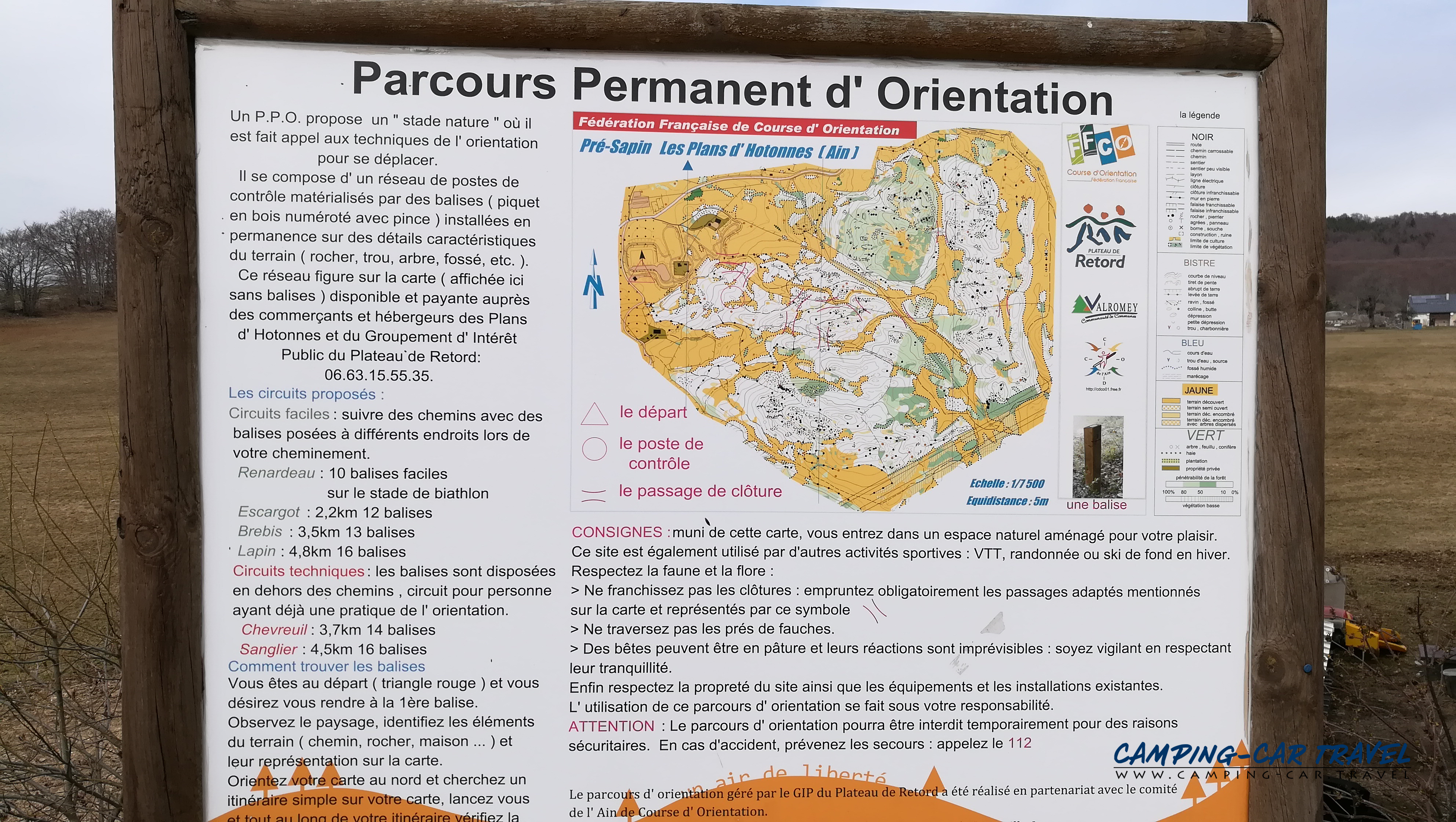 aire services camping car Plans d'Hotonnes Ain