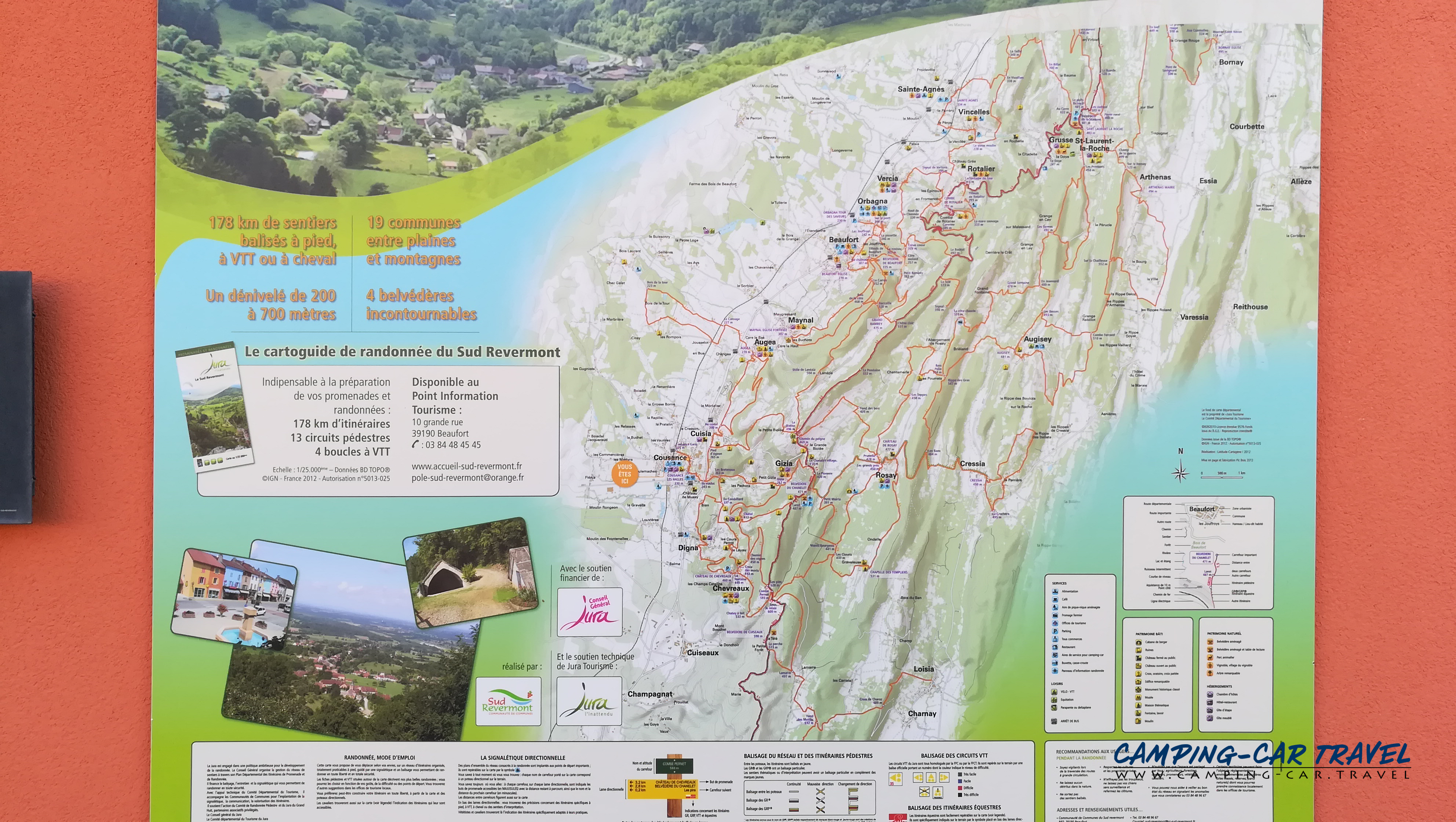 aire services camping car Cousance Jura