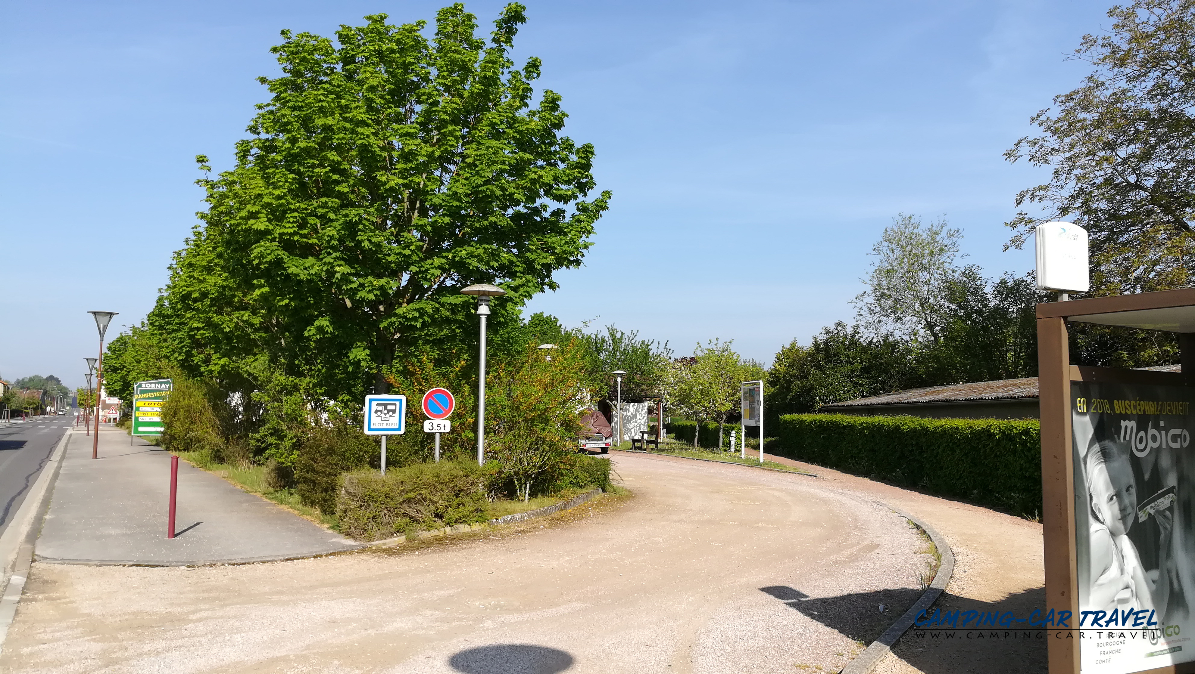 aire services camping car Sornay Saône-et-Loire