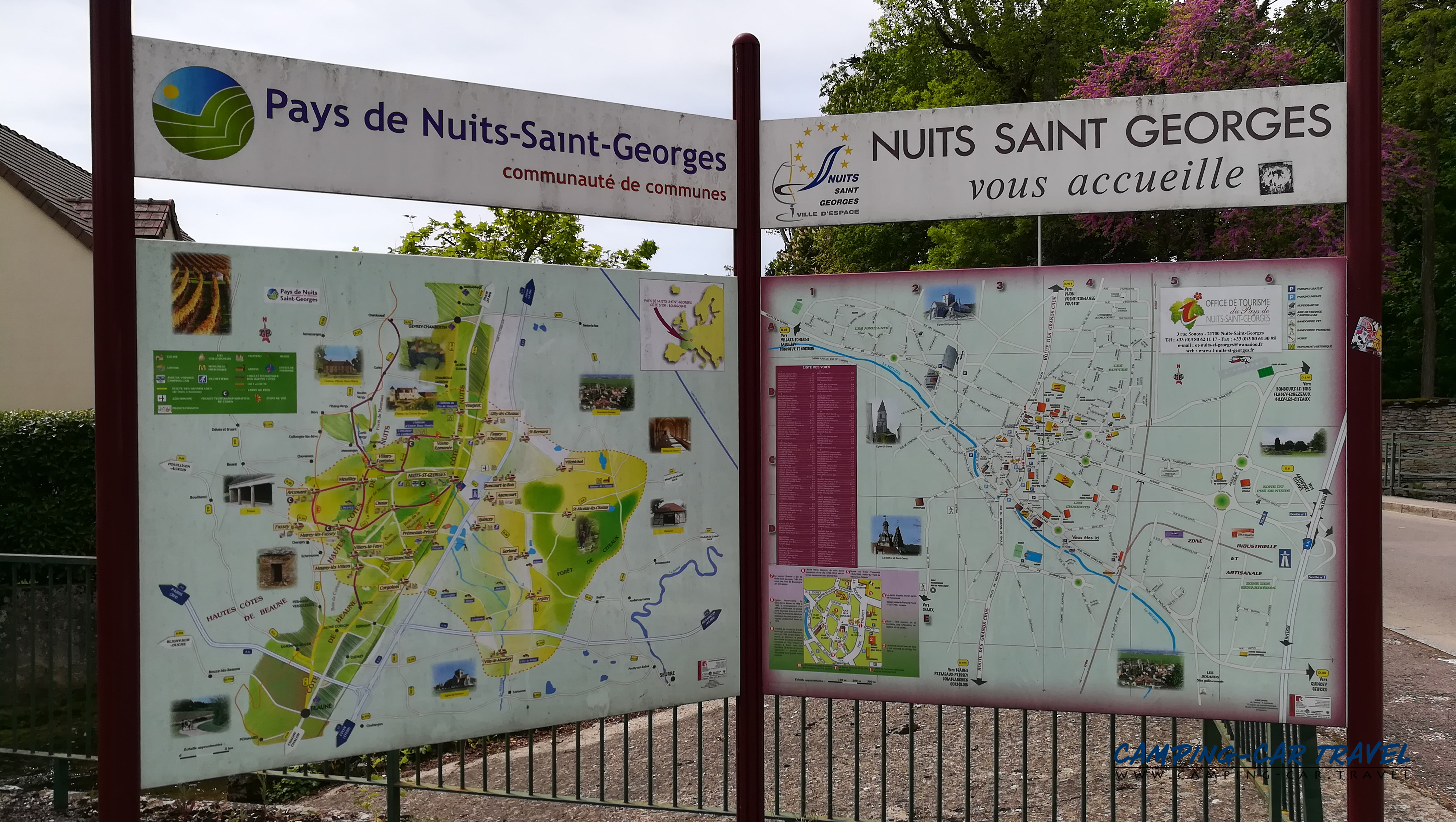 aire services camping car Nuits-Saint-Georges Côte-d'Or