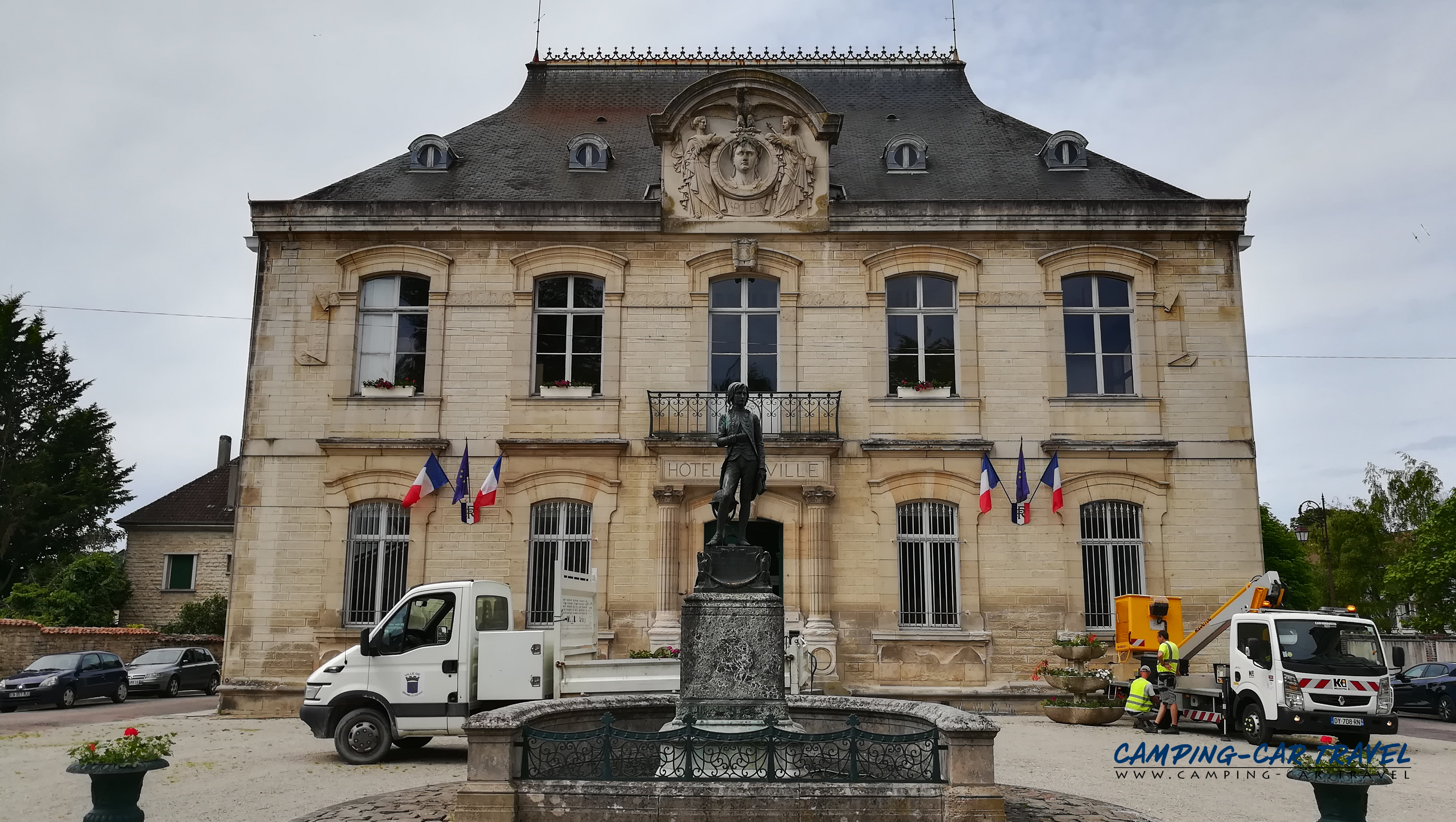 aire de services camping car Brienne-le-Château Aube