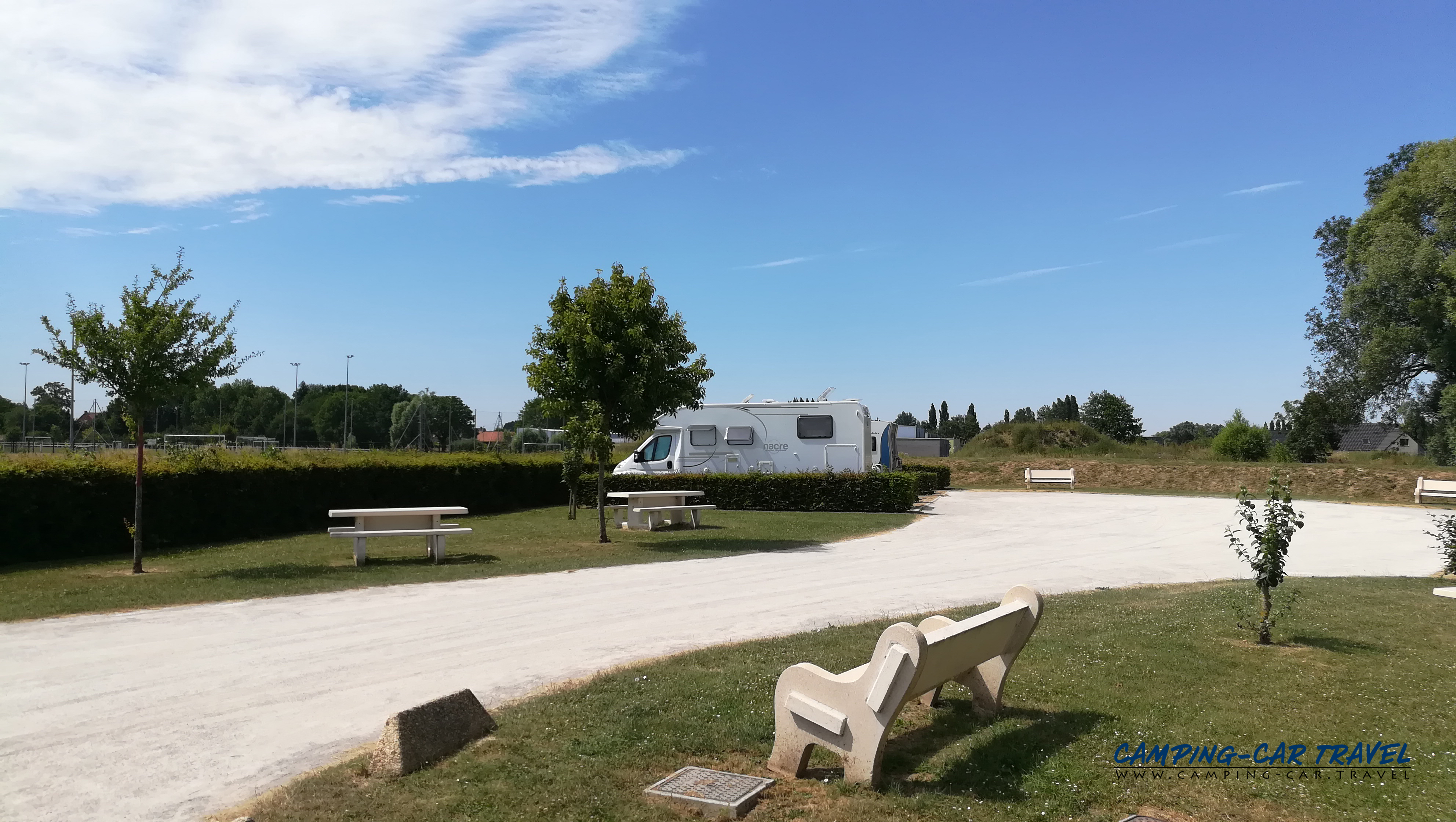aire de services camping car de Richebourg dans le Pas-de-Calais