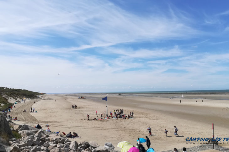 aire de services camping car quend plage les pins dans la somme