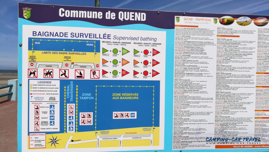 Quend-Plage-les-Pins : aire de services dans la Somme - Camping-car Travel