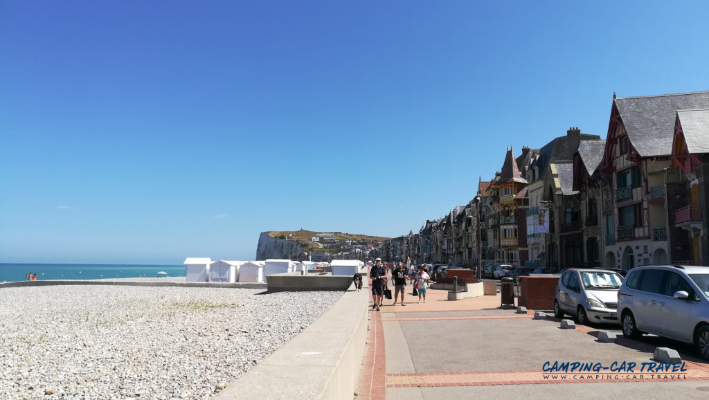 Aire camping car Le Tréport Normandie Seine-Maritime