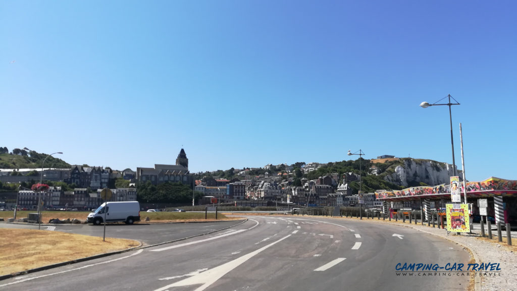 Aire camping car Le Tréport Normandie Seine-Maritime