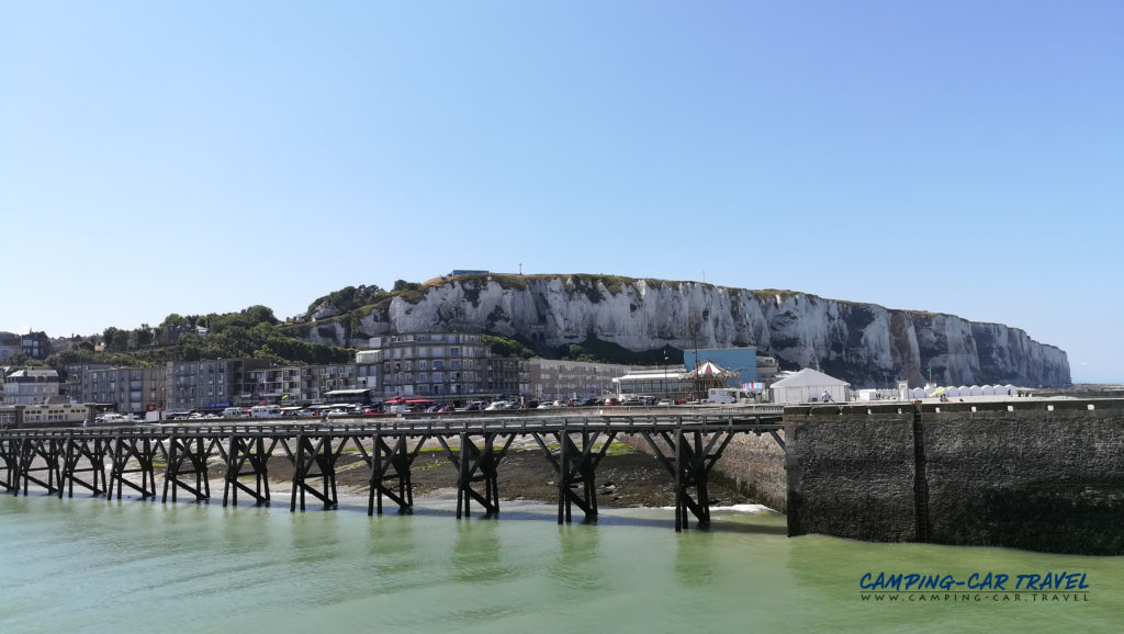 Aire camping car Le Tréport Normandie Seine-Maritime