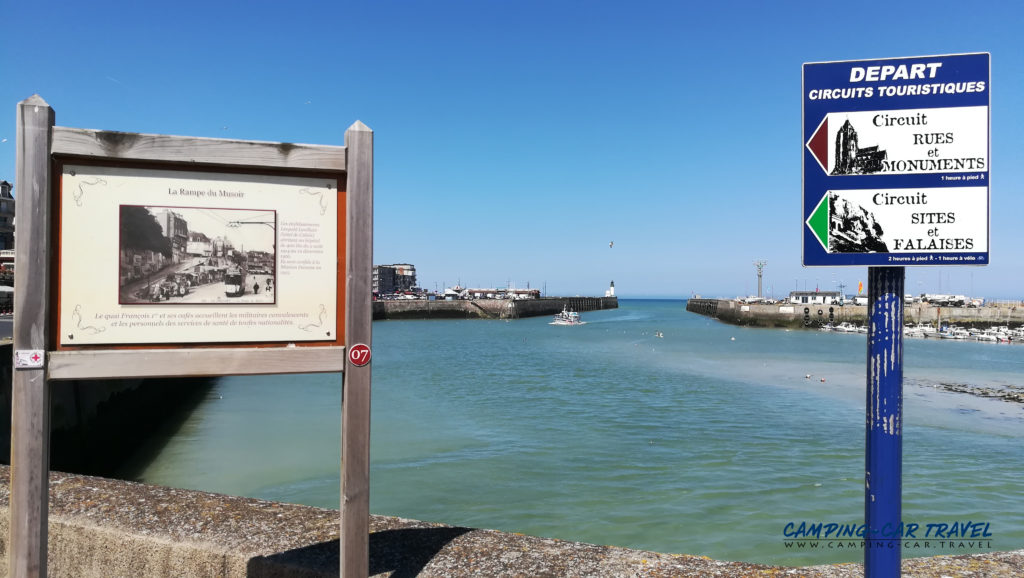 Aire camping car Le Tréport Normandie Seine-Maritime