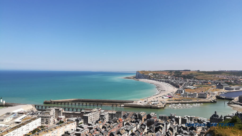 Aire camping car Le Tréport Normandie Seine-Maritime