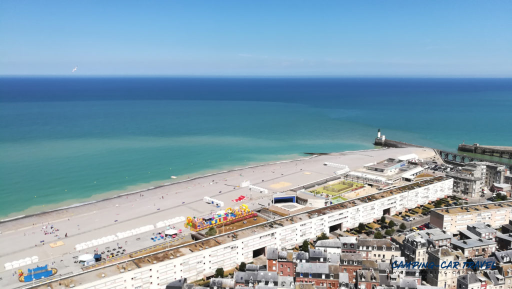 Aire camping car Le Tréport Normandie Seine-Maritime