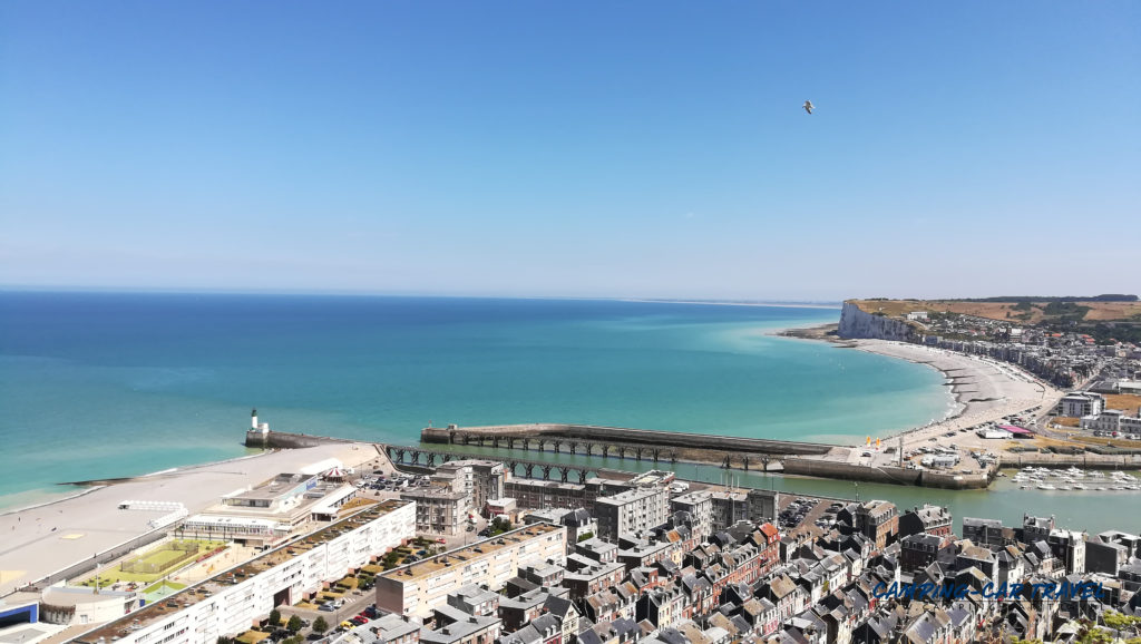 Aire camping car Le Tréport Normandie Seine-Maritime