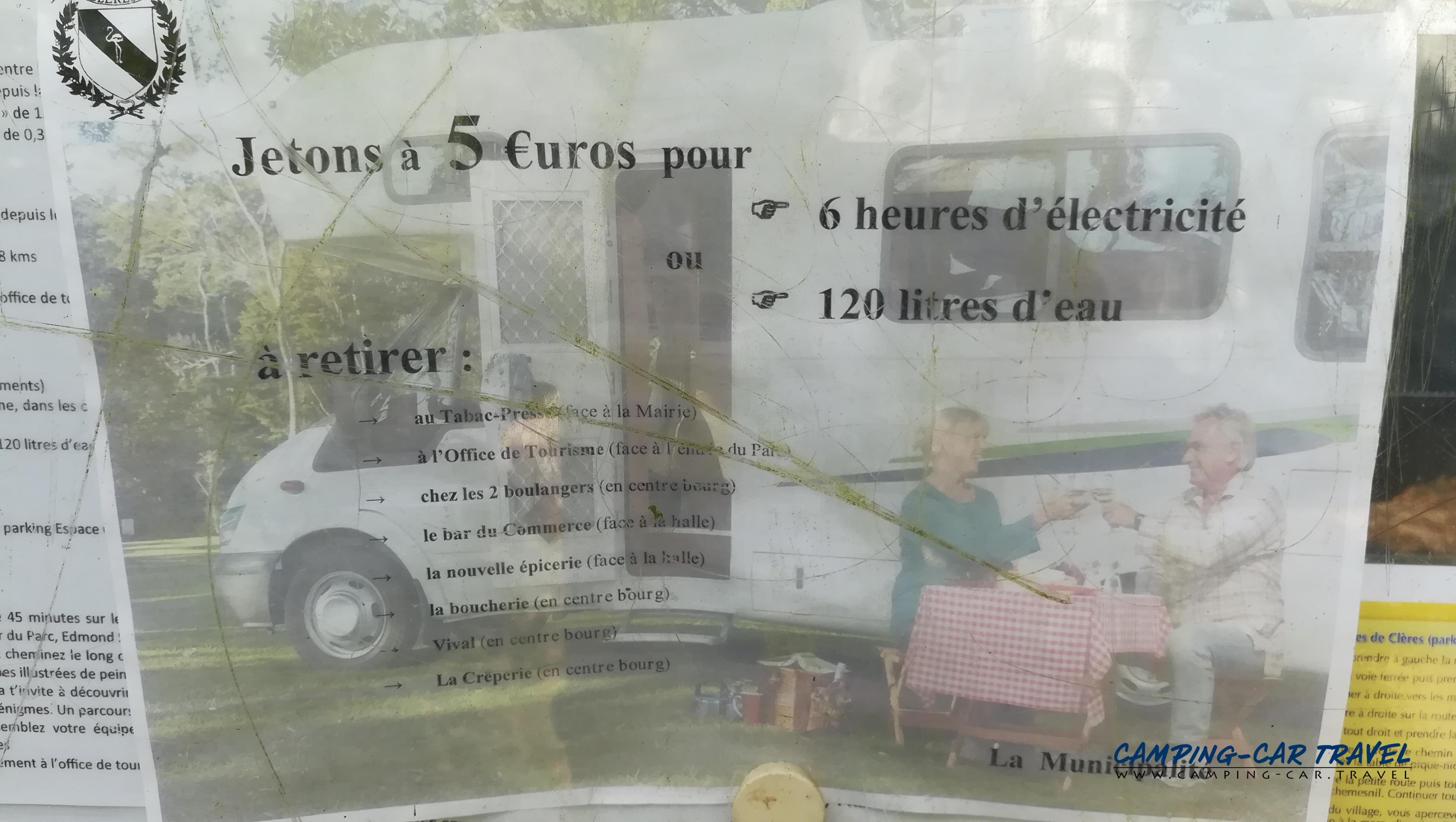 aire services camping car Clères Seine-Maritime