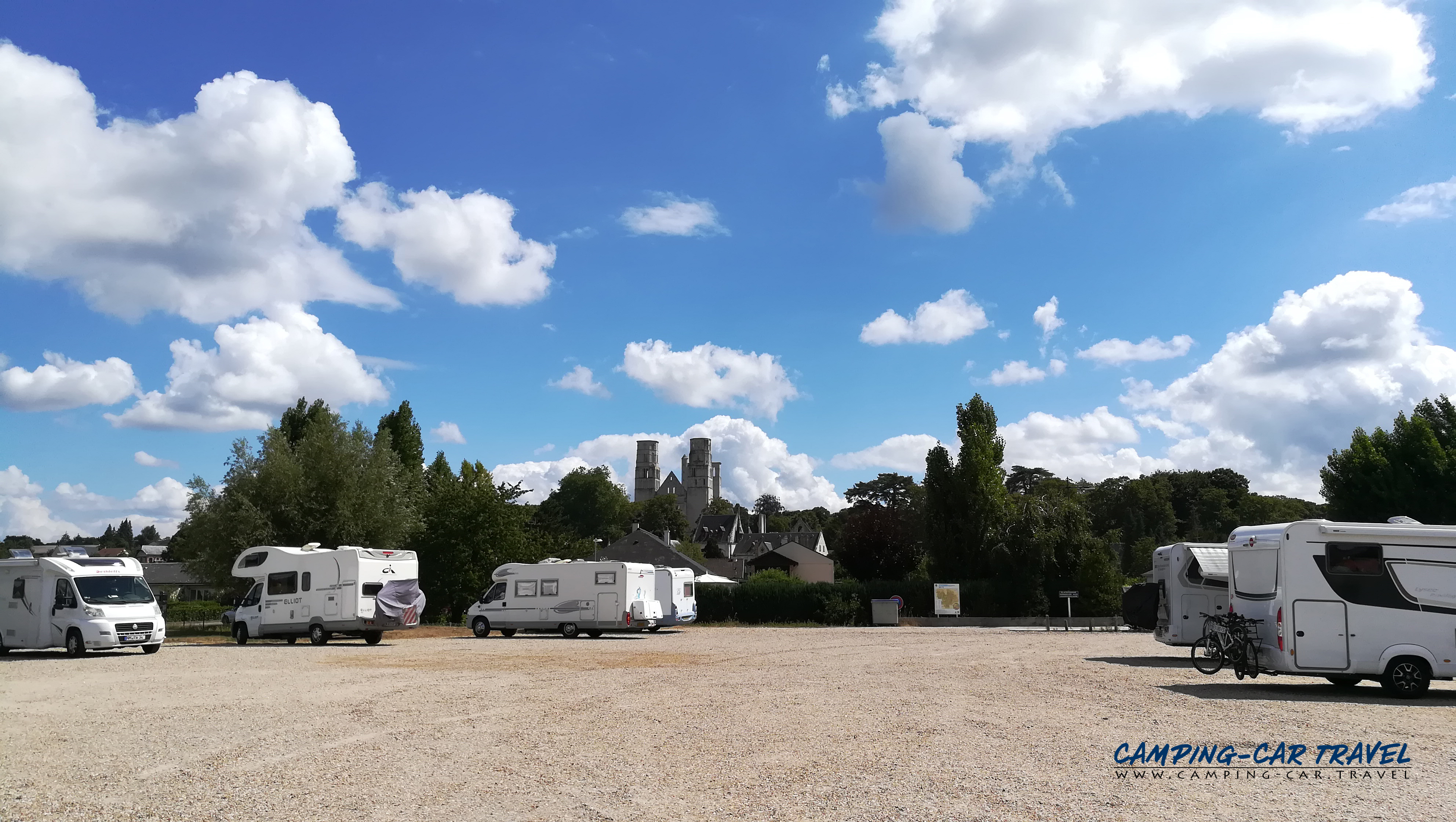 aire services camping car Jumièges Seine-Maritime Normandie