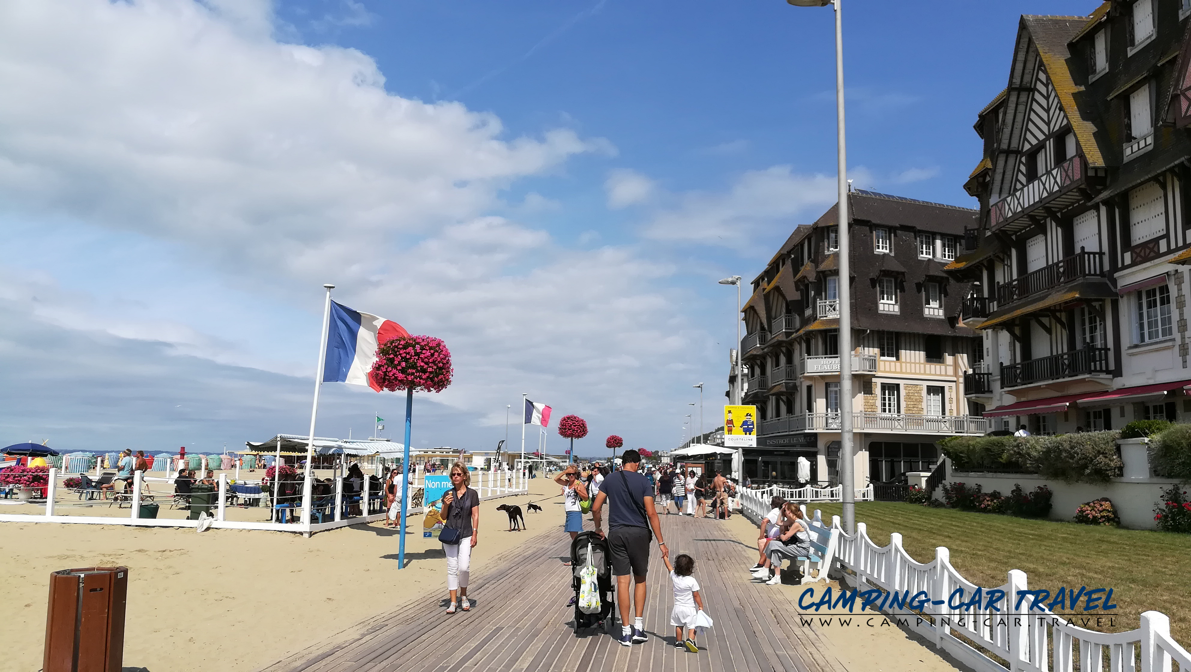 aire services camping car Deauville Trouville Calvados Normandie