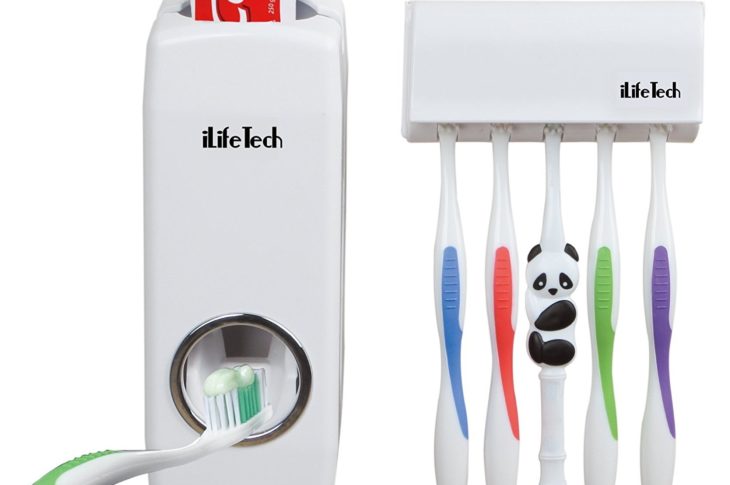 distributeur dentifrice autocollant ilifetech