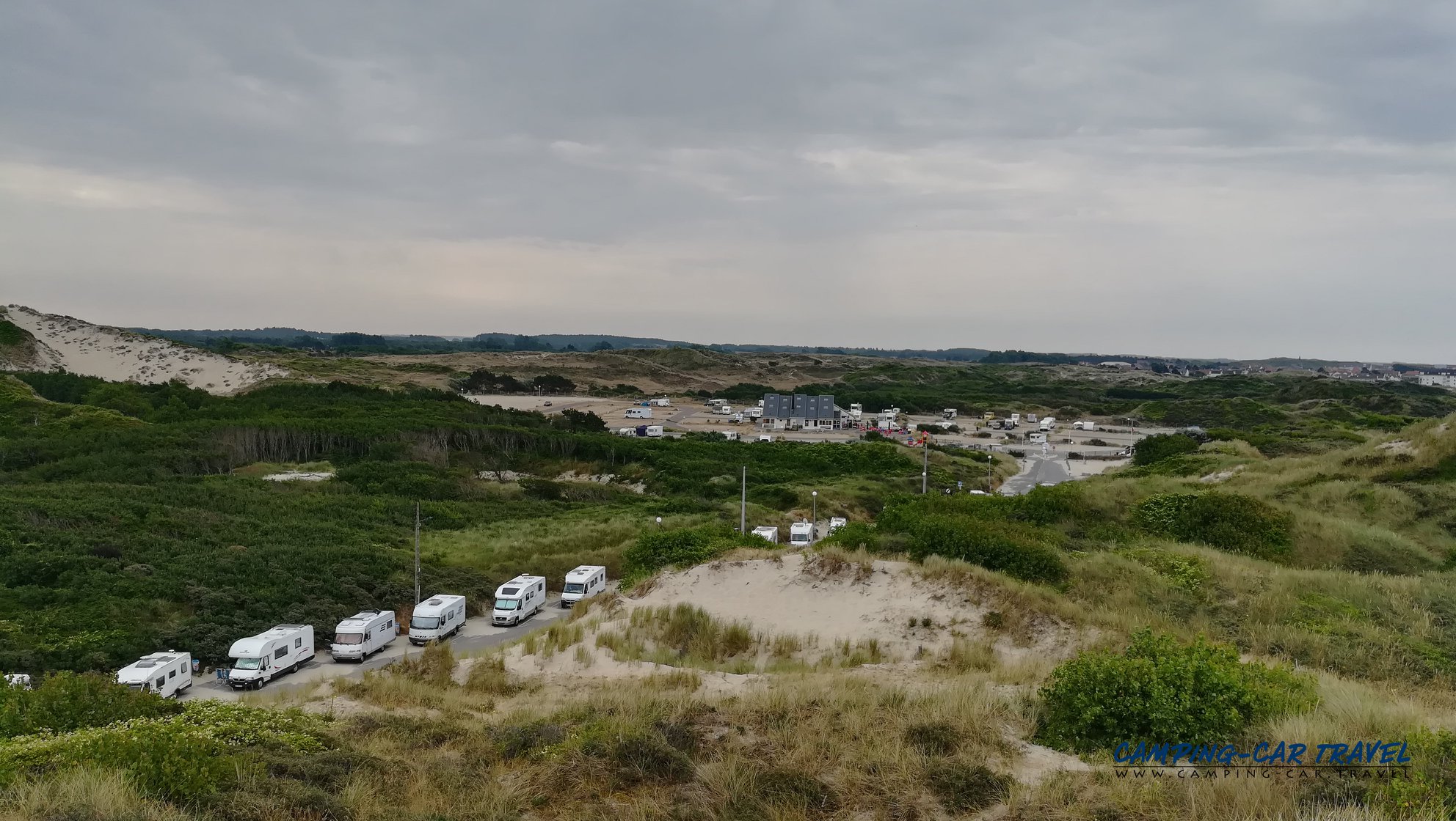 Stelle-Plage aire de services camping car de Stella Plage dans le Pas-de-Calais