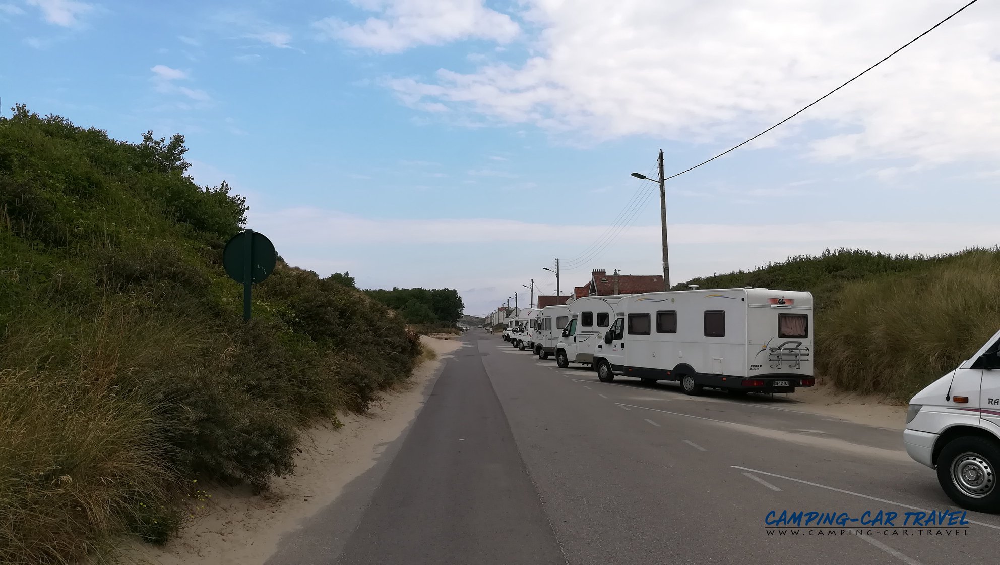 Stelle-Plage aire de services camping car de Stella Plage dans le Pas-de-Calais