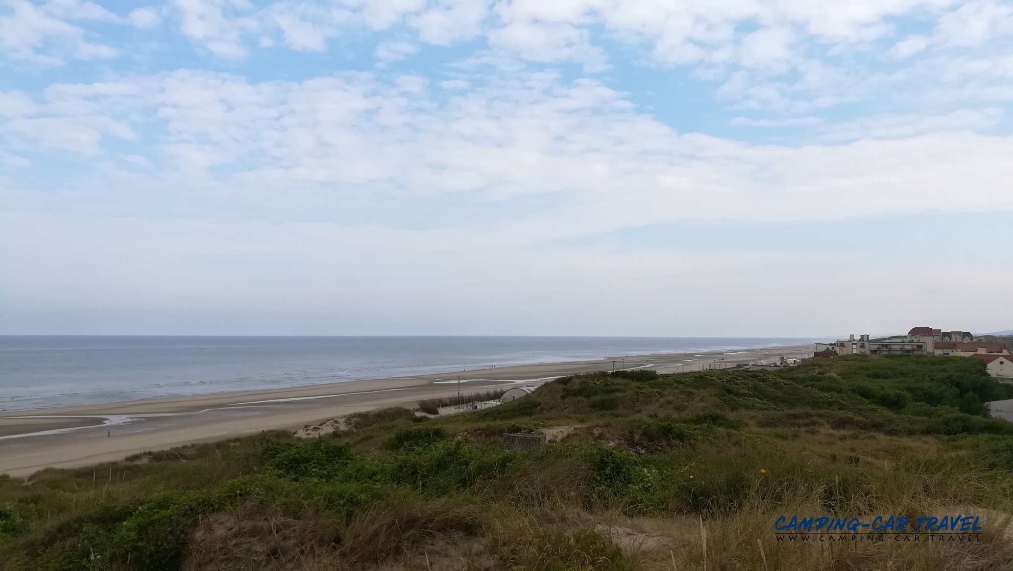 Stelle-Plage aire de services camping car de Stella Plage dans le Pas-de-Calais