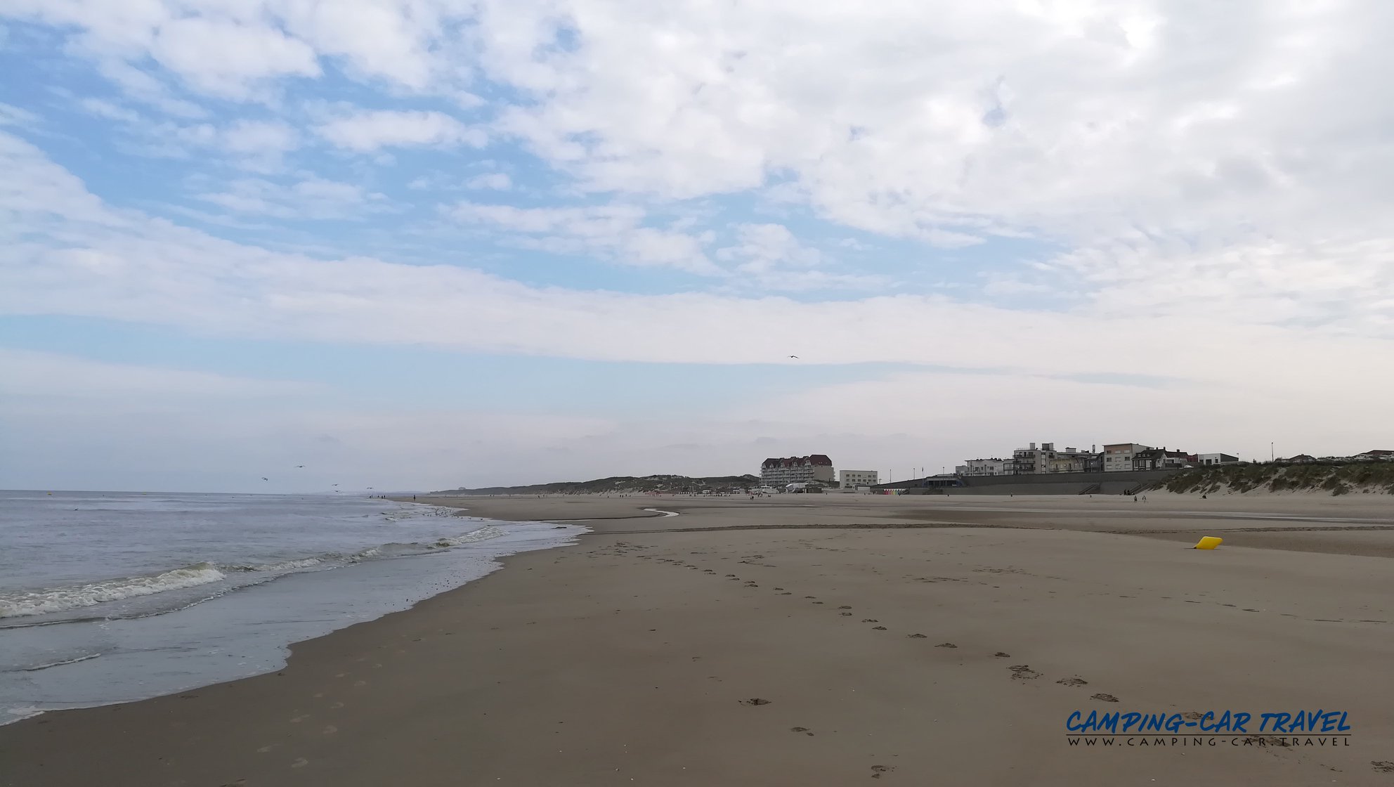 Stelle-Plage aire de services camping car de Stella Plage dans le Pas-de-Calais