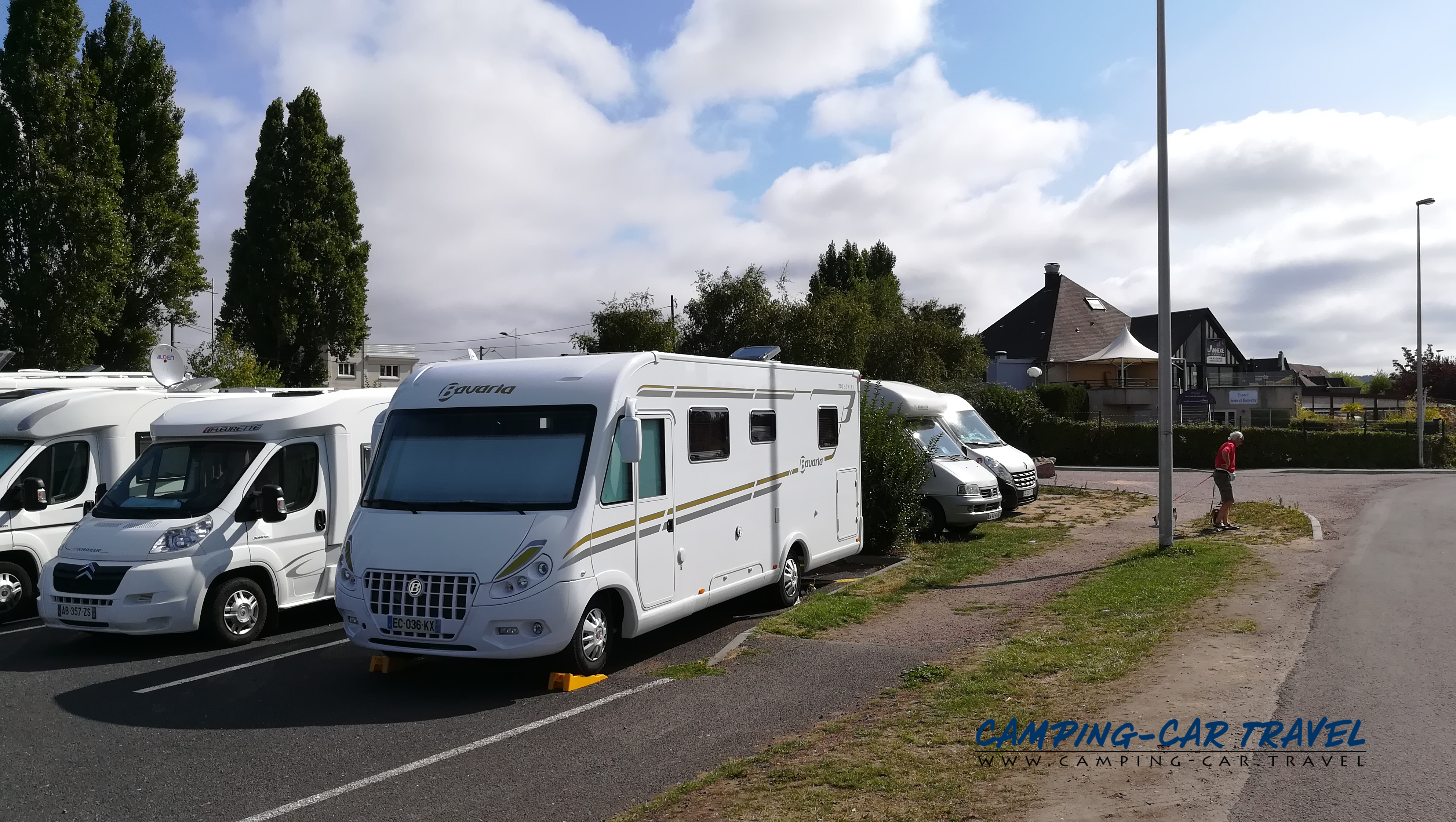 aire services camping car Cabourg Calvados Normandie