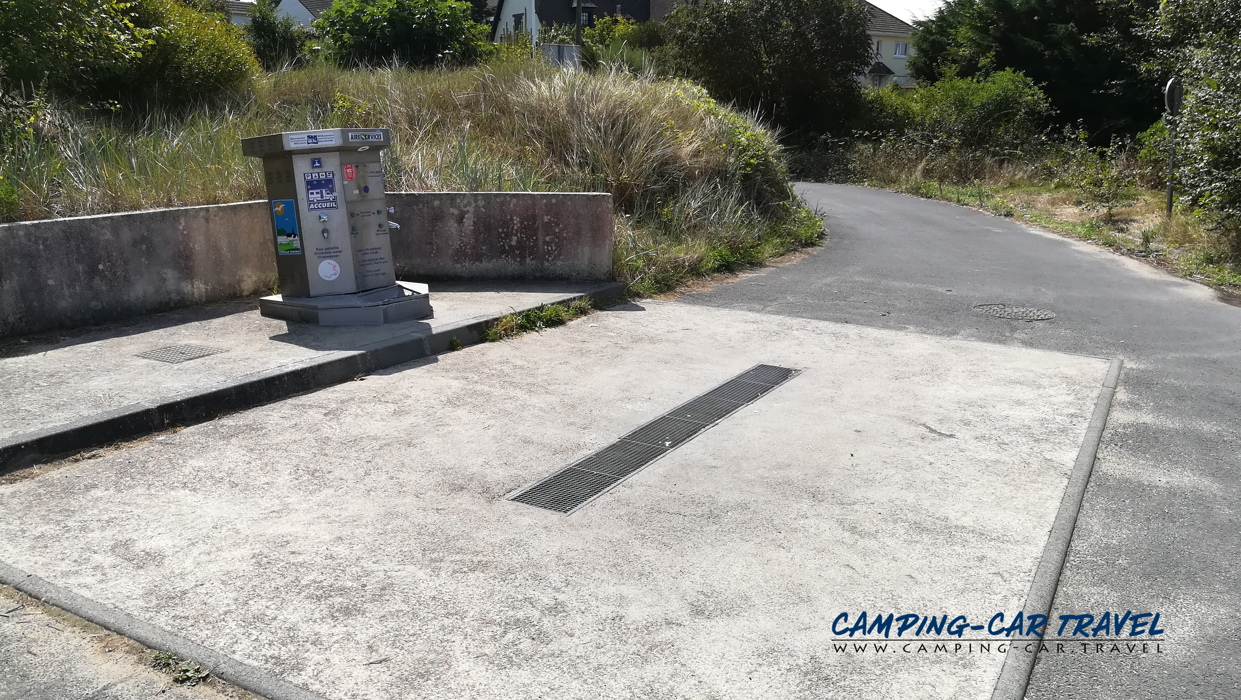 aire services camping car Merville-Franceville-Plage Calvados Normandie