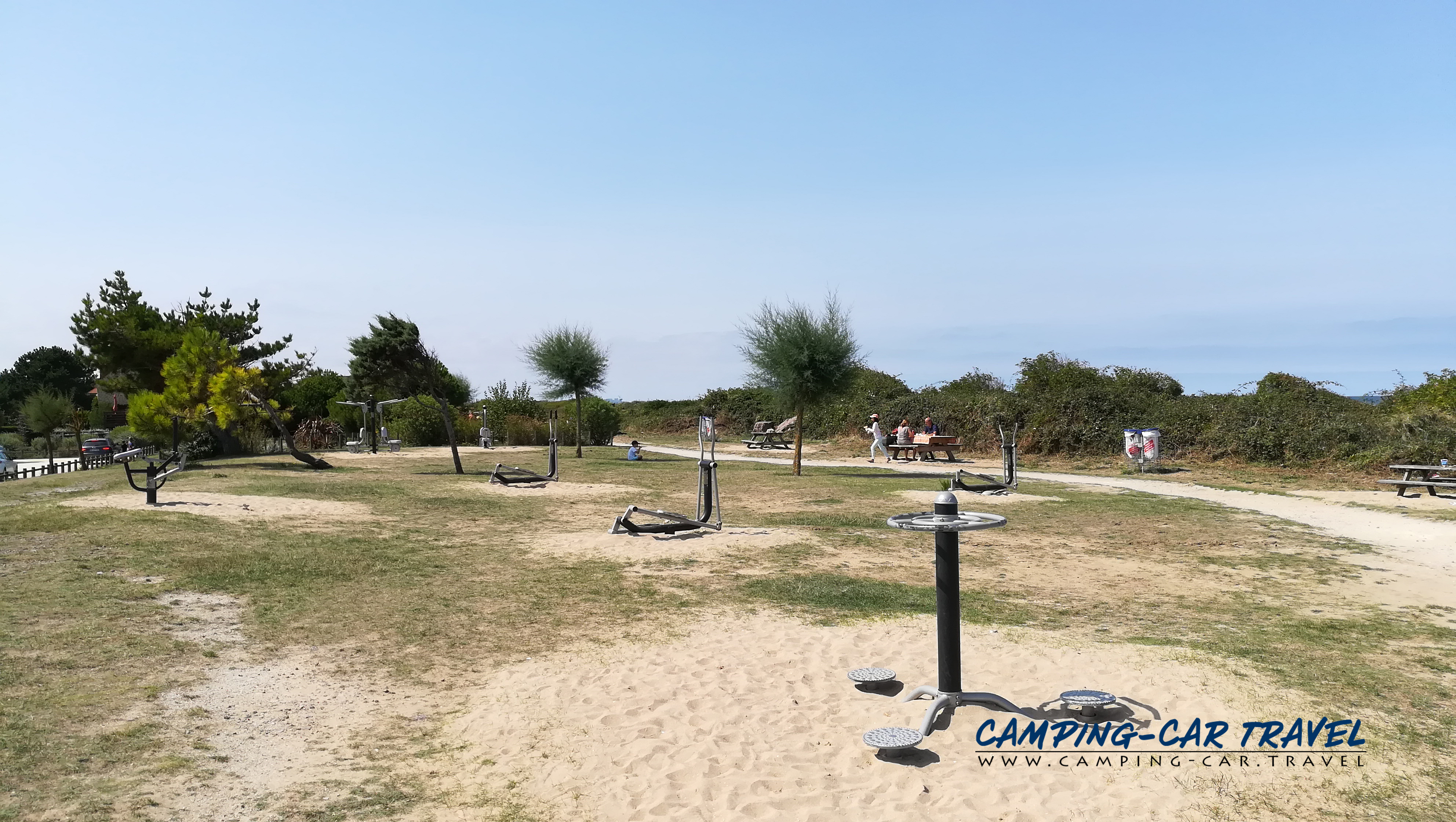 aire services camping car Merville-Franceville-Plage Calvados Normandie