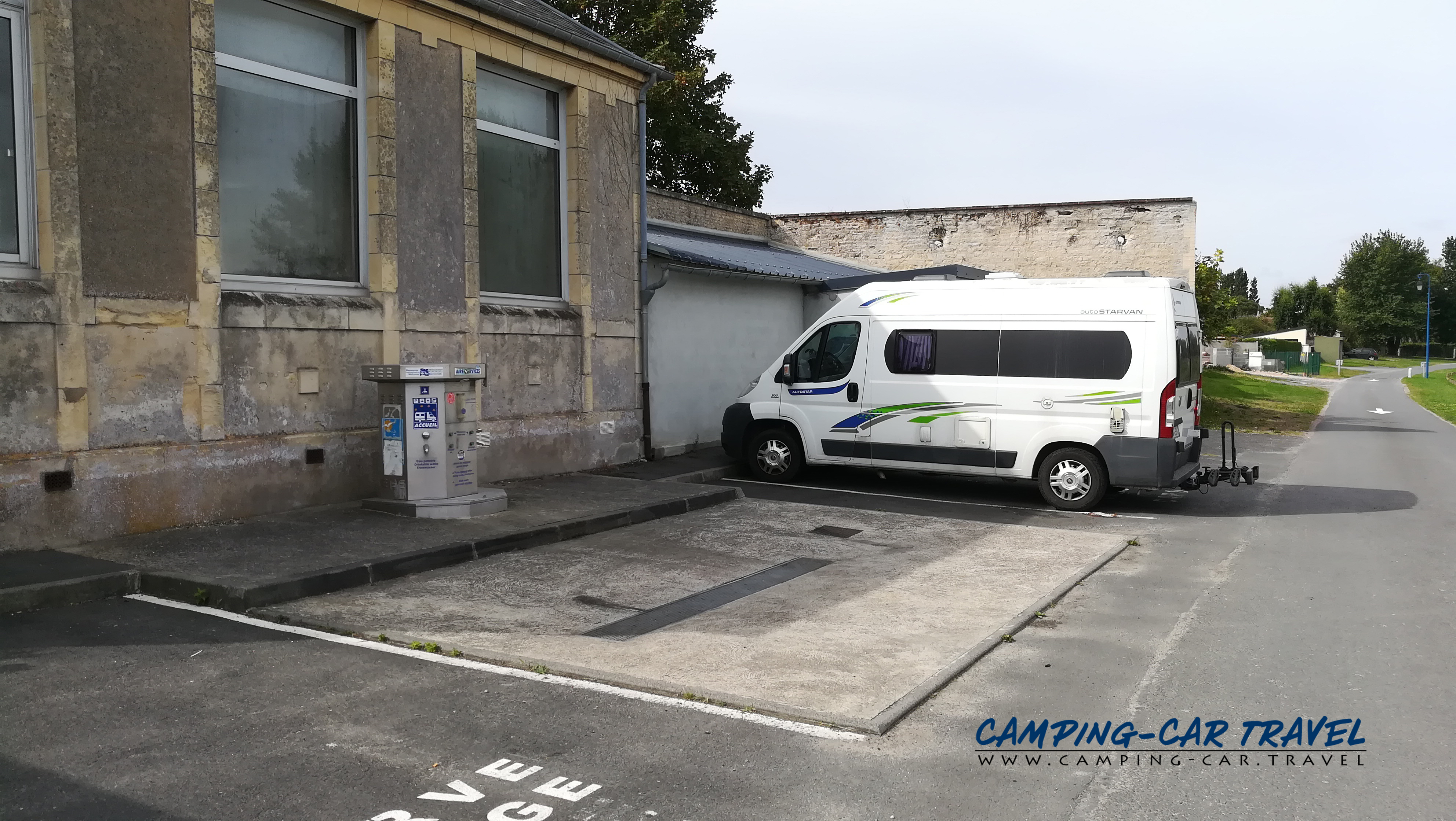 aire services camping car Sallenelles Calvados Normandie