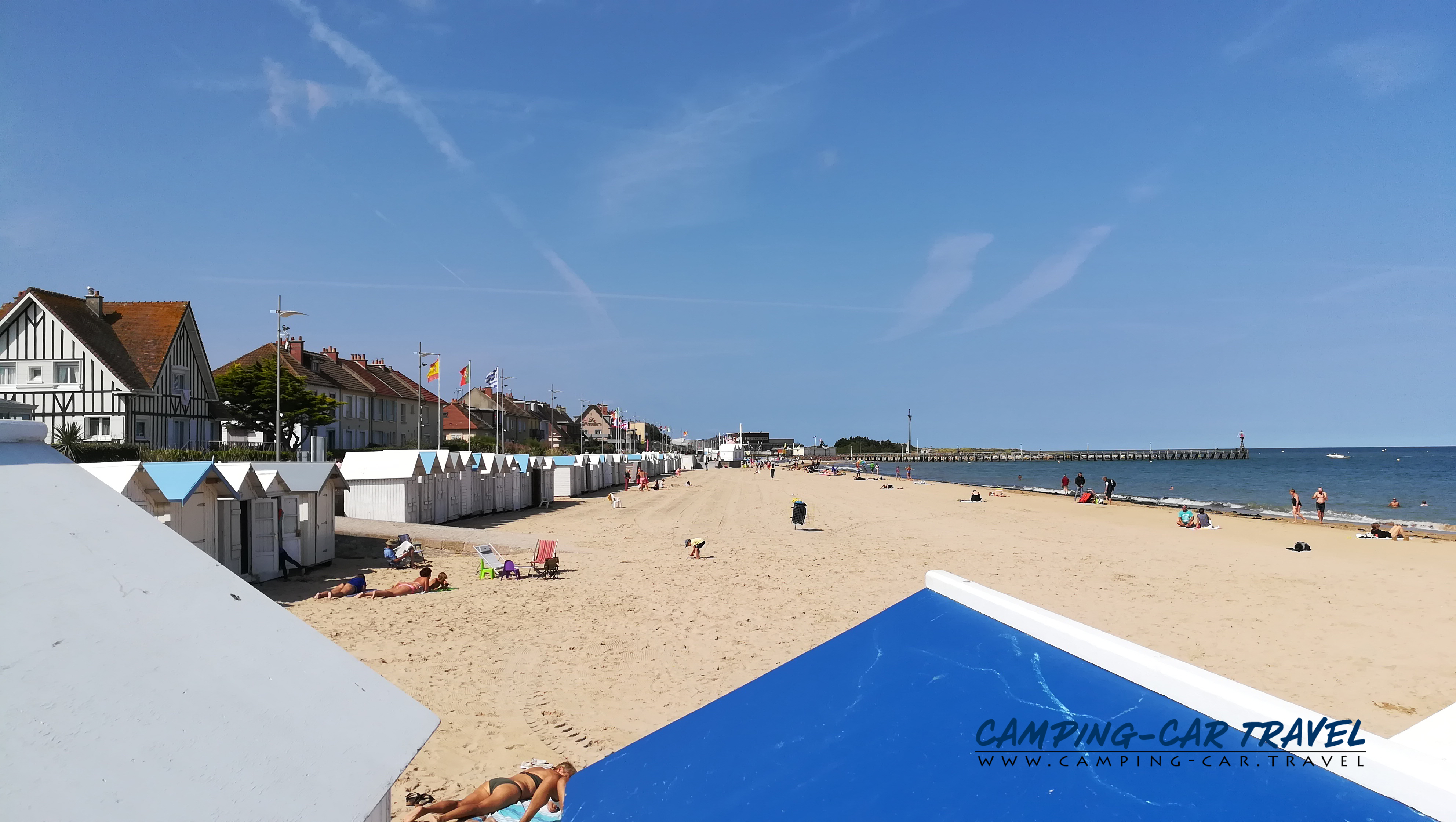 aire services camping car Courseulles-sur-Mer Calvados Normandie