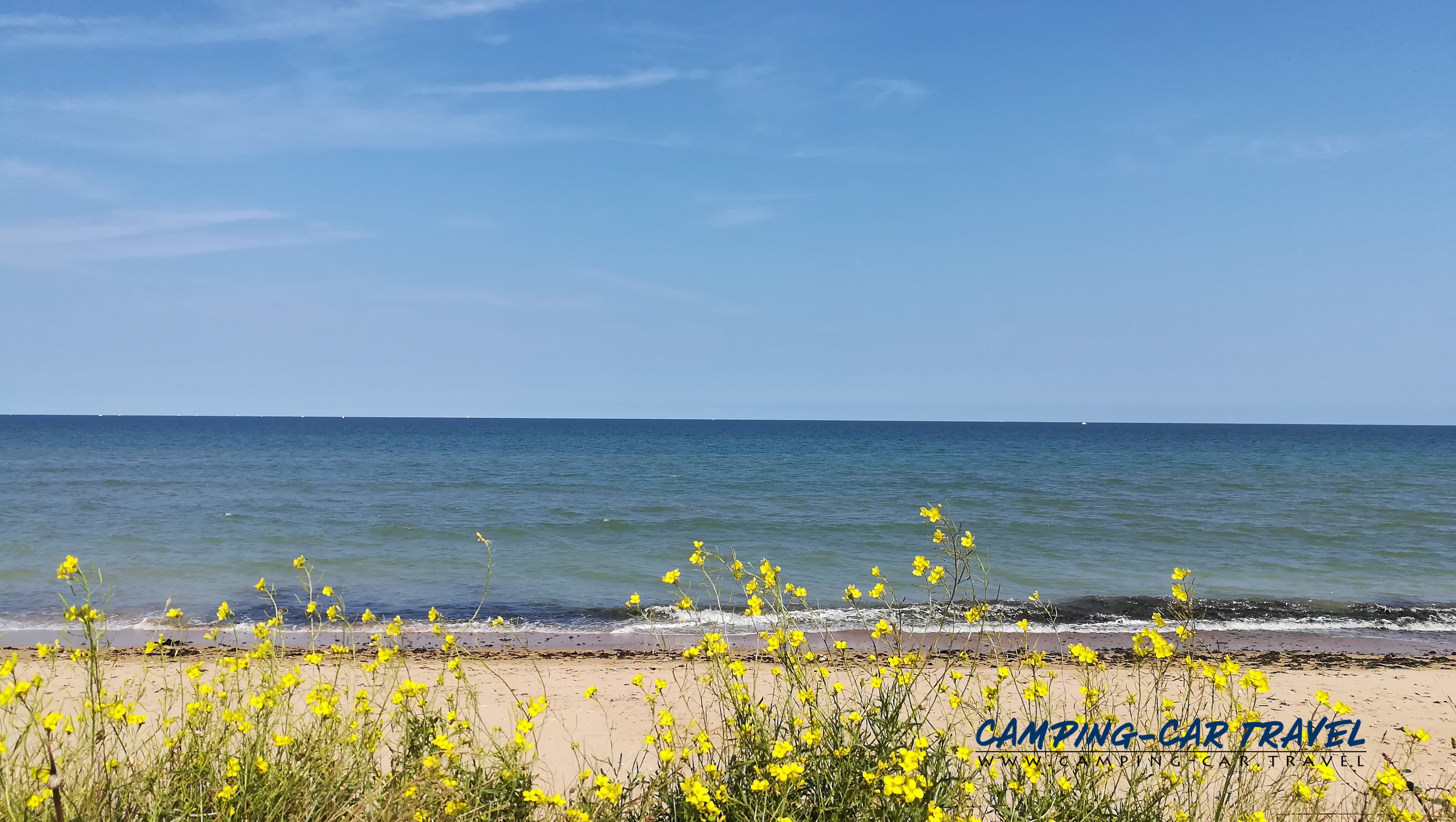 aire services camping car Courseulles-sur-Mer Calvados Normandie