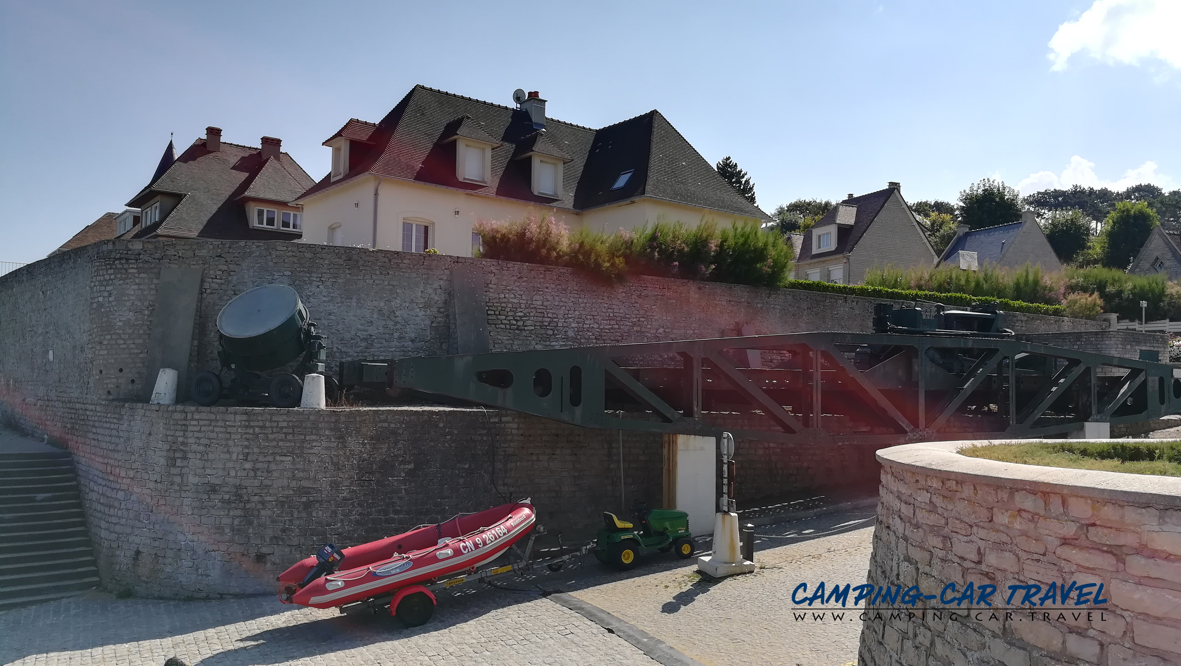 aire services camping car Arromanche-les-Bains Calvados Normandie