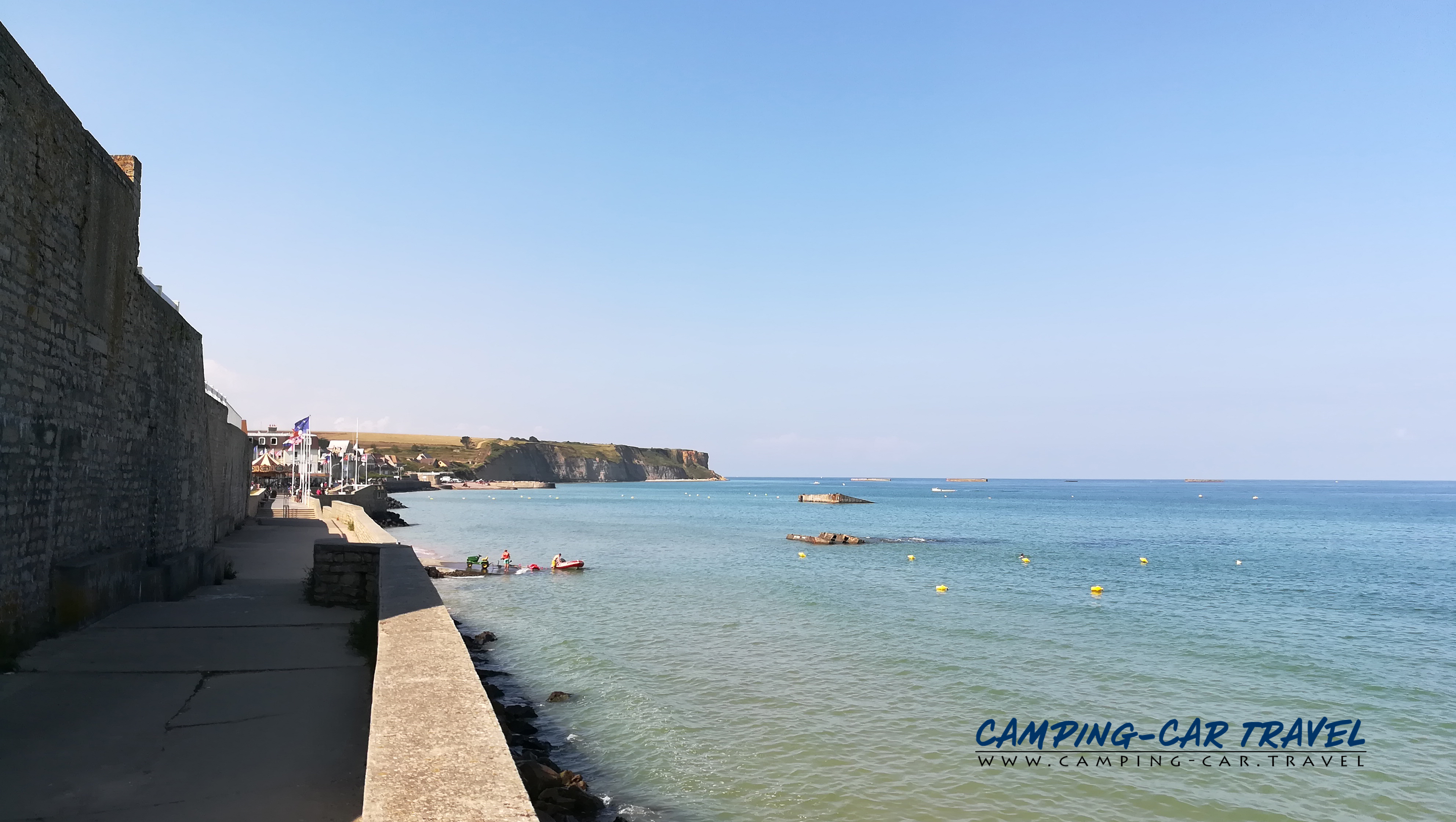 aire services camping car Arromanche-les-Bains Calvados Normandie