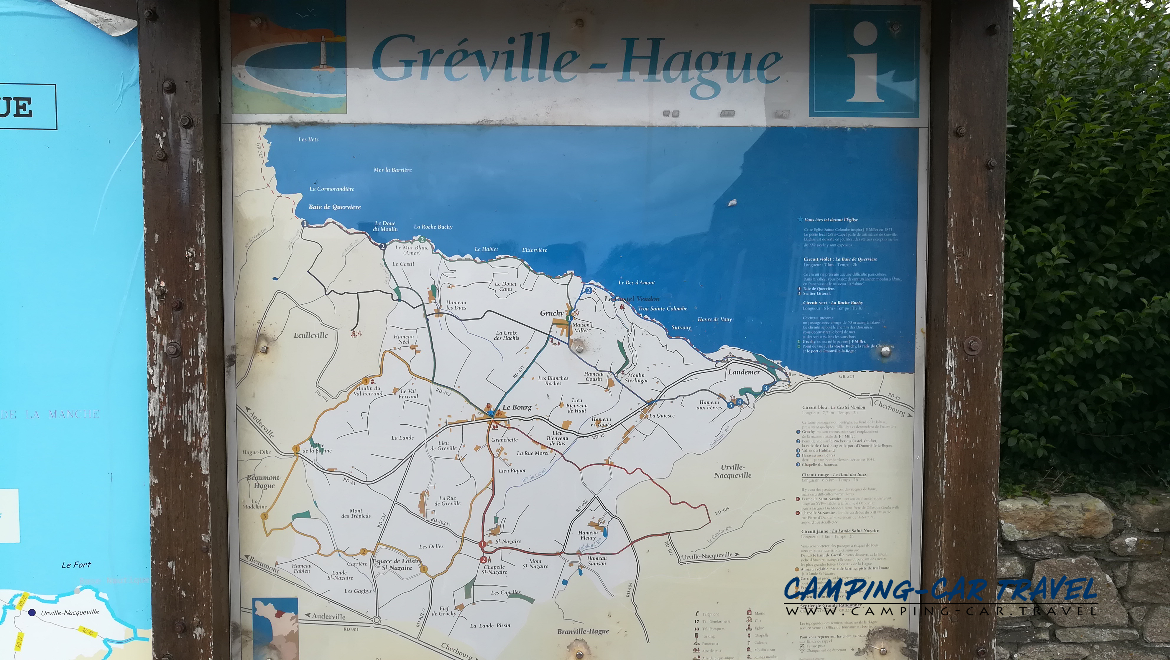 aire services camping car Greville-Hague Manche Normandie