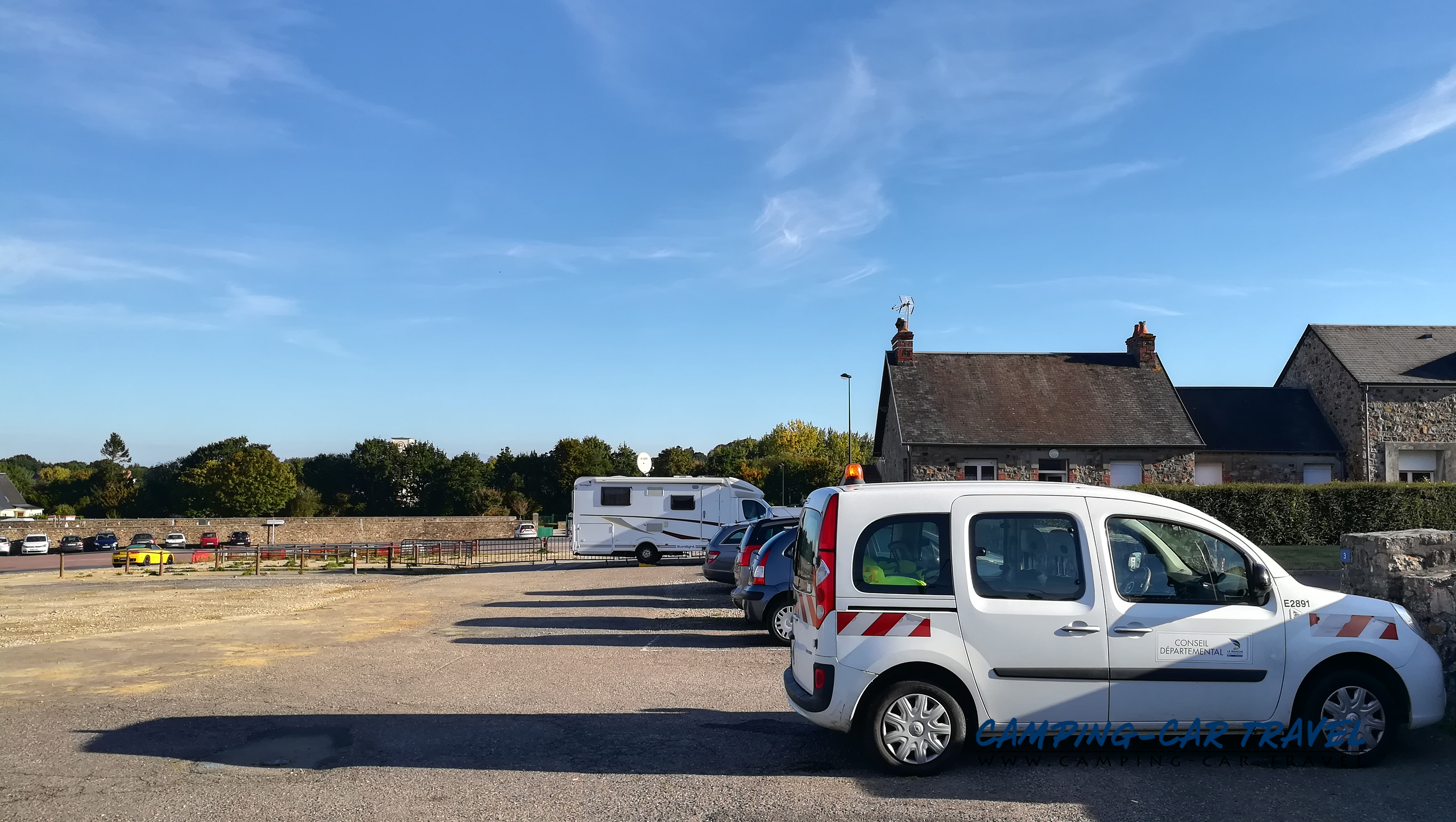 aire services camping car La Haye-du-Puits Manche Normandie