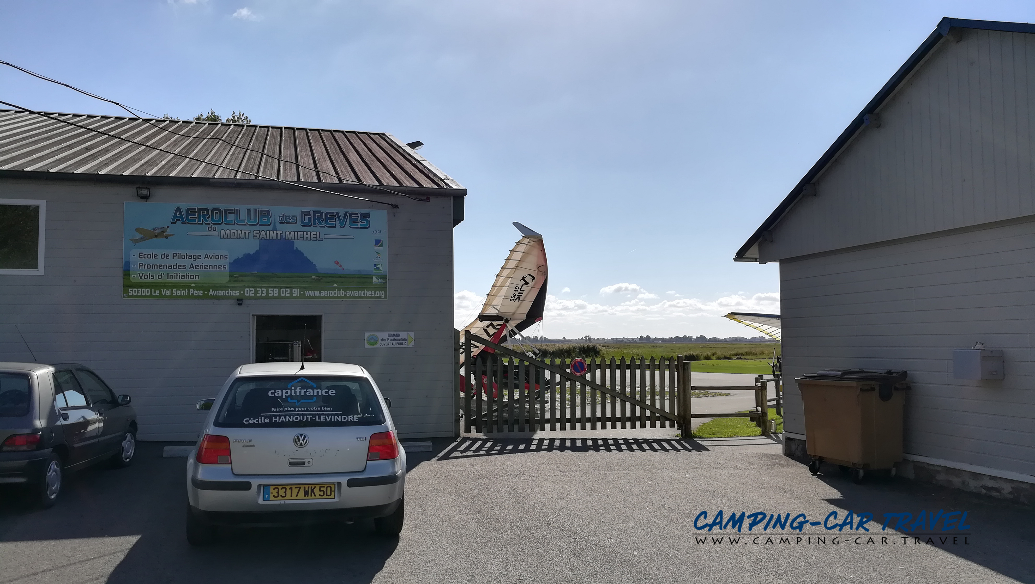 aire services camping car Avranches Manche Normandie
