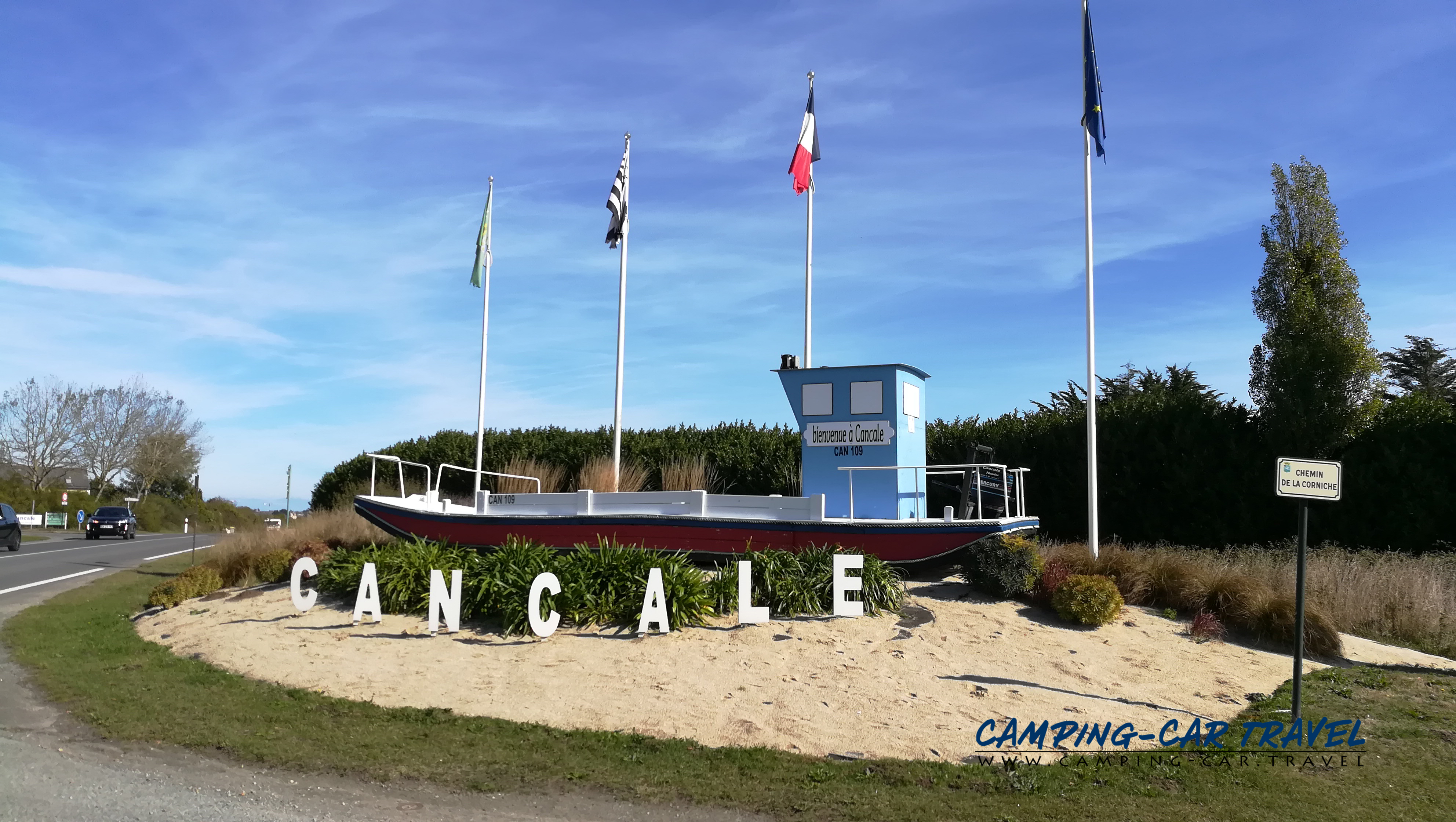 aire services camping car Saint-Méloir-des-Ondes Cancale Ile-et-Vilaine Bretagne