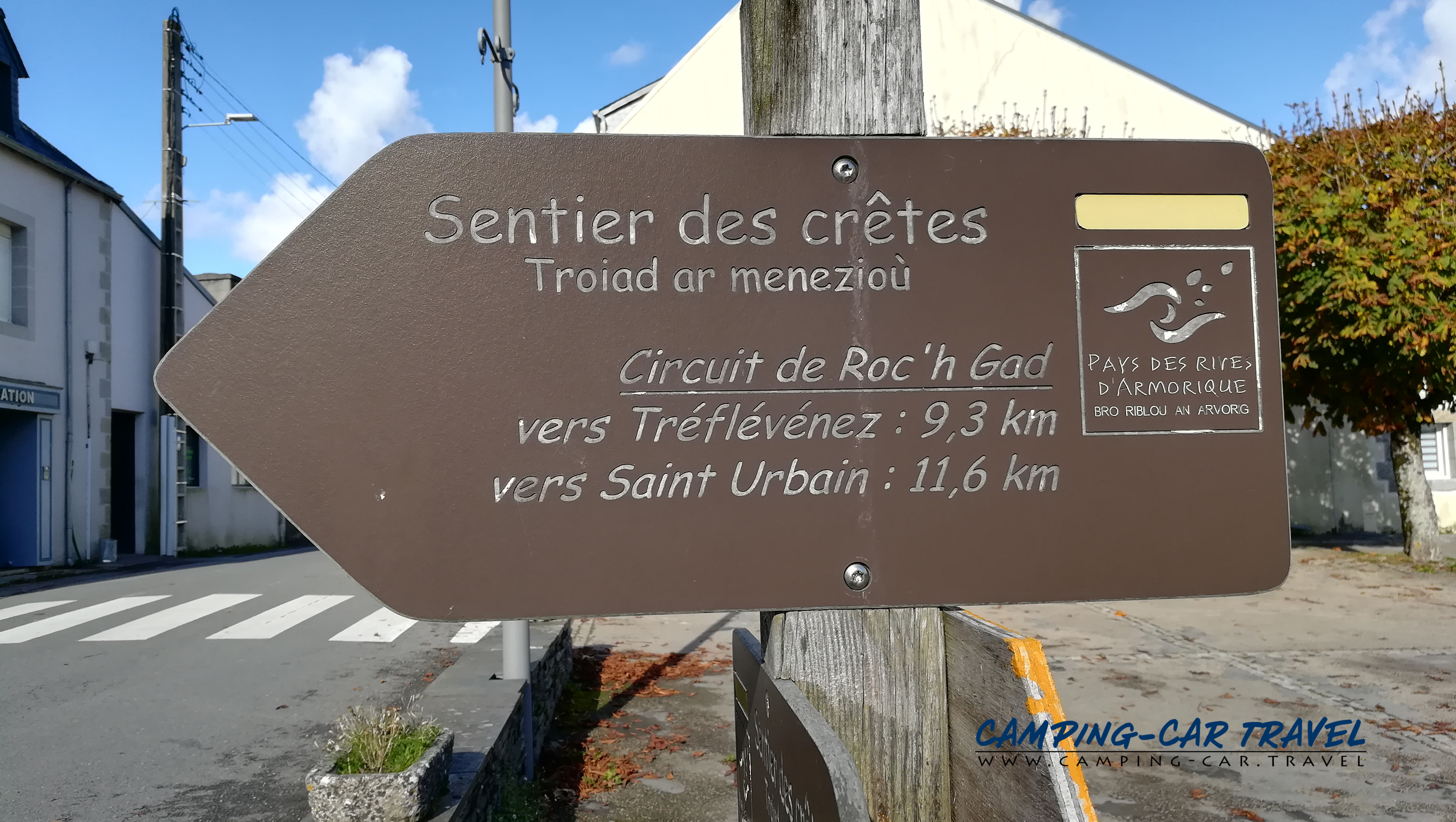 aire services camping car Le Tréhou Finistère Bretagne