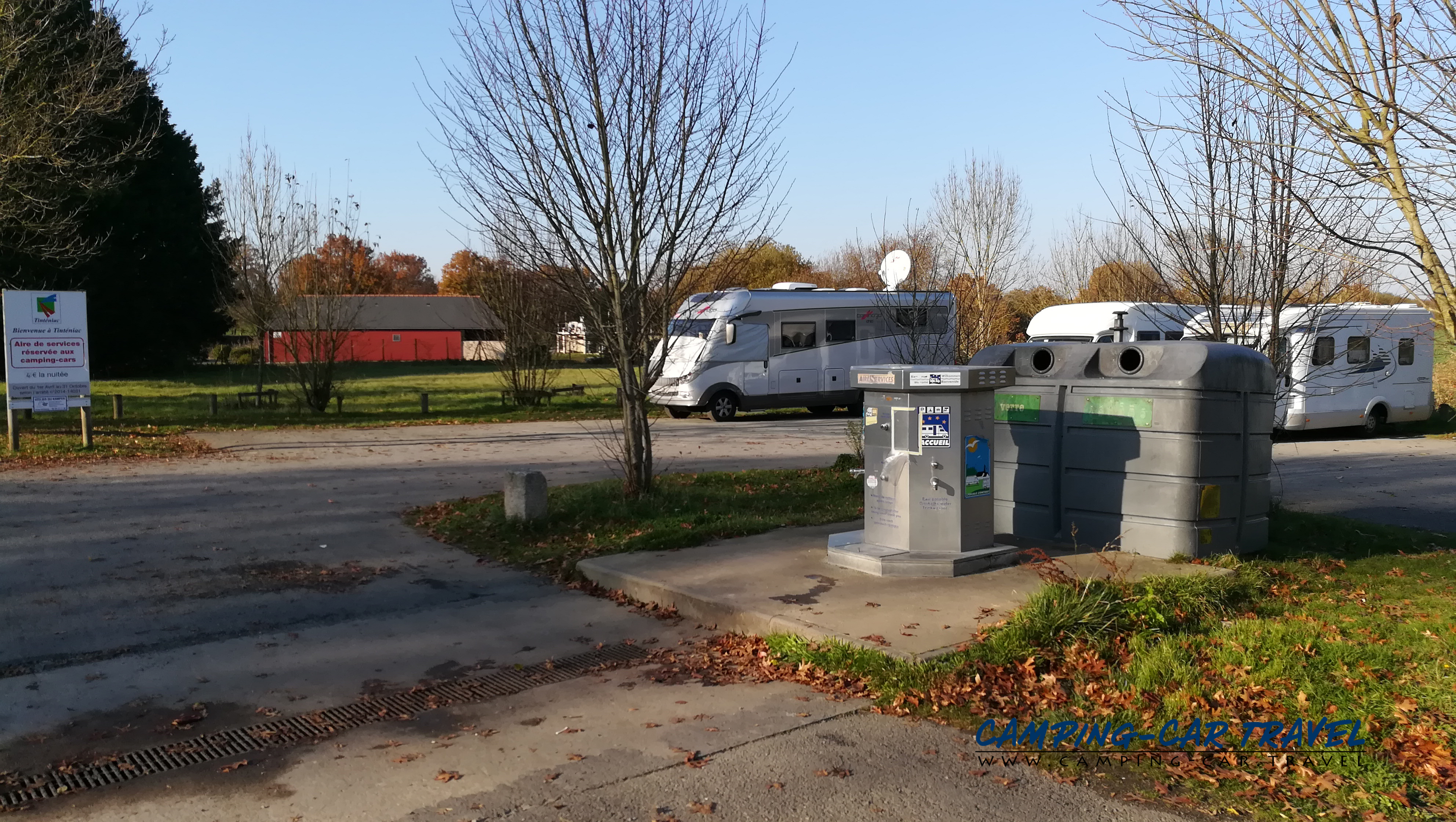 aire services camping car Tinténiac Ille-et-Vilaine Bretagne