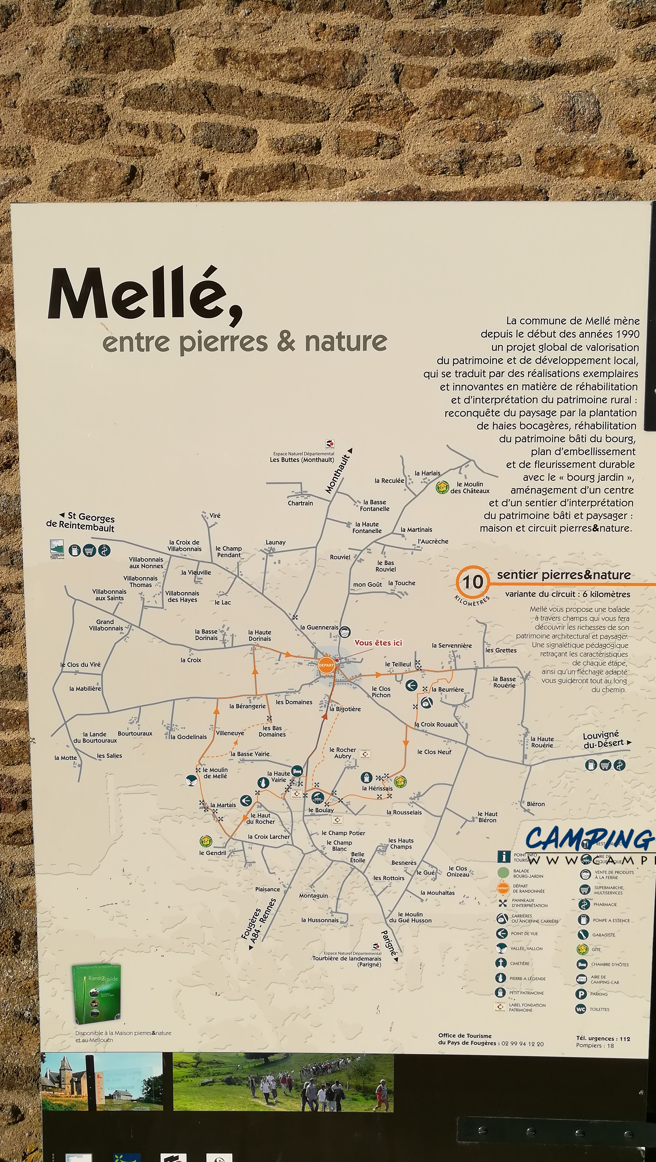 aire services camping car Mellé Ille-et-Vilaine Bretagne