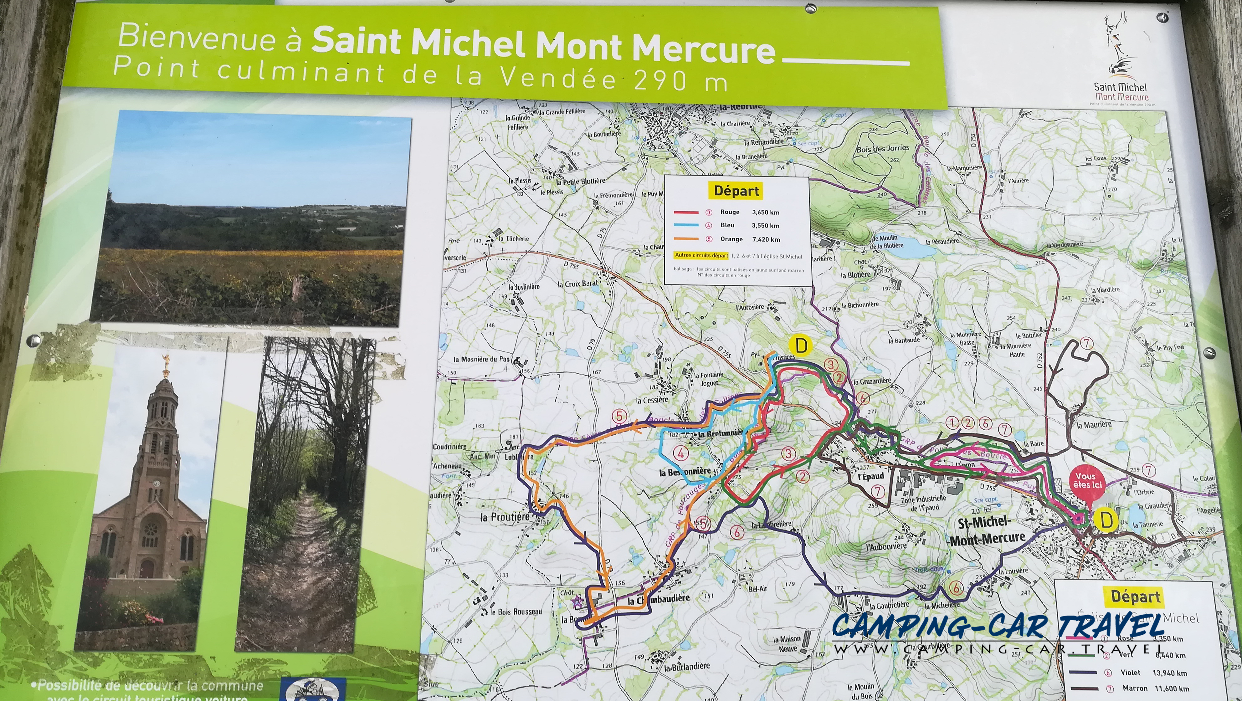 aire services camping car Saint-Michel-Mont-Mercure Vendée Pays-de-la-Loire