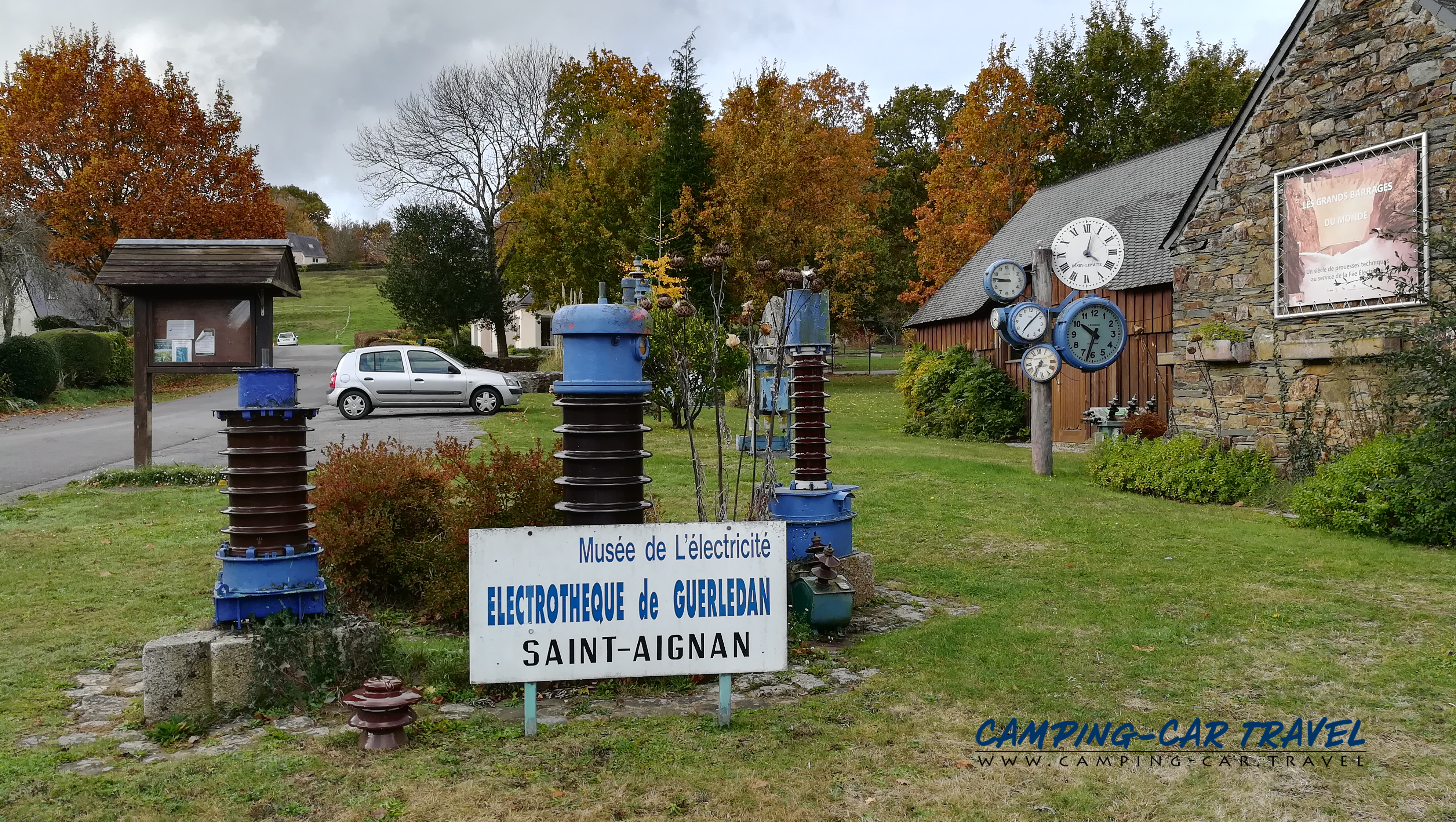 aire services camping car Saint-Aignan Morbihan Bretagne