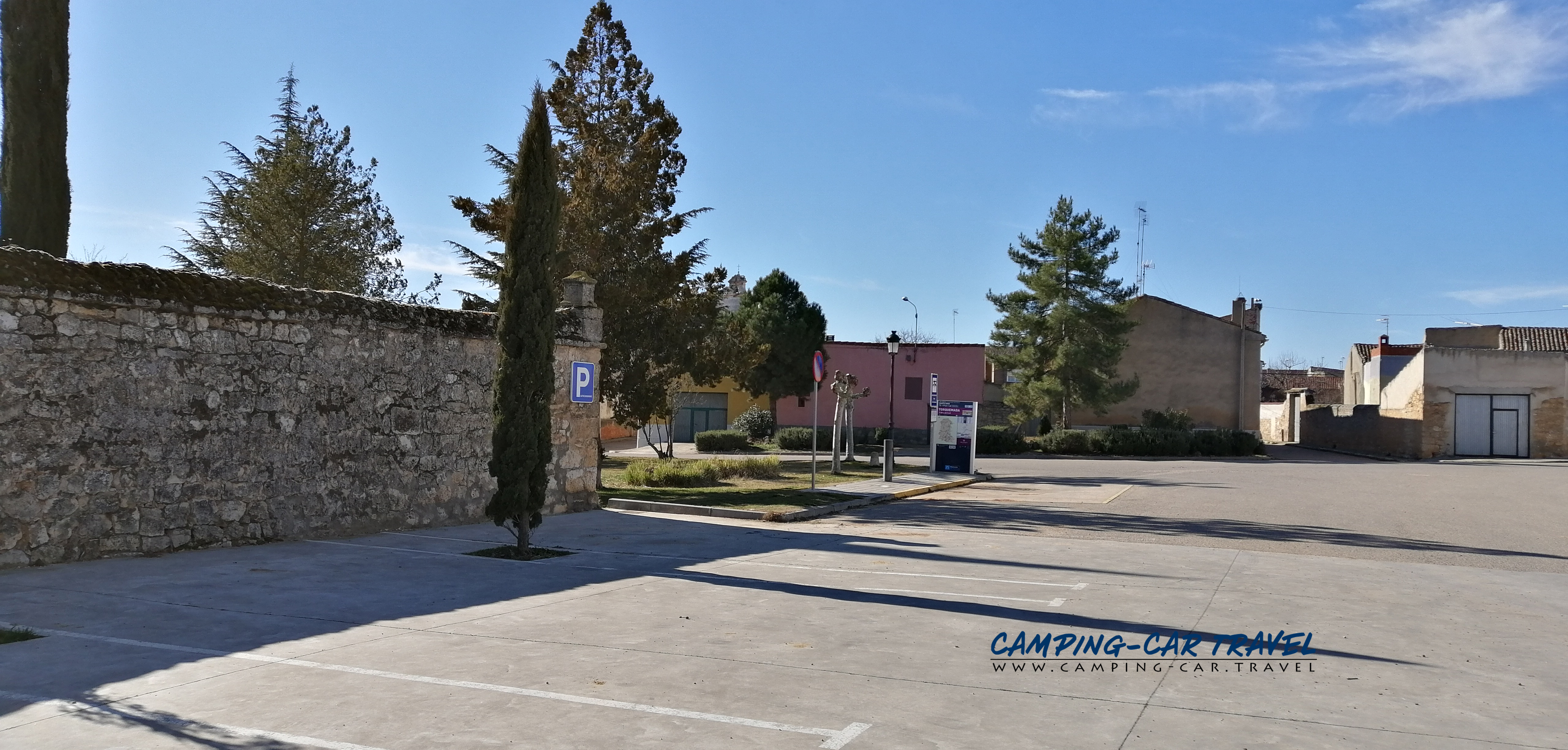 aire services camping car Torquemada Espagne Spain