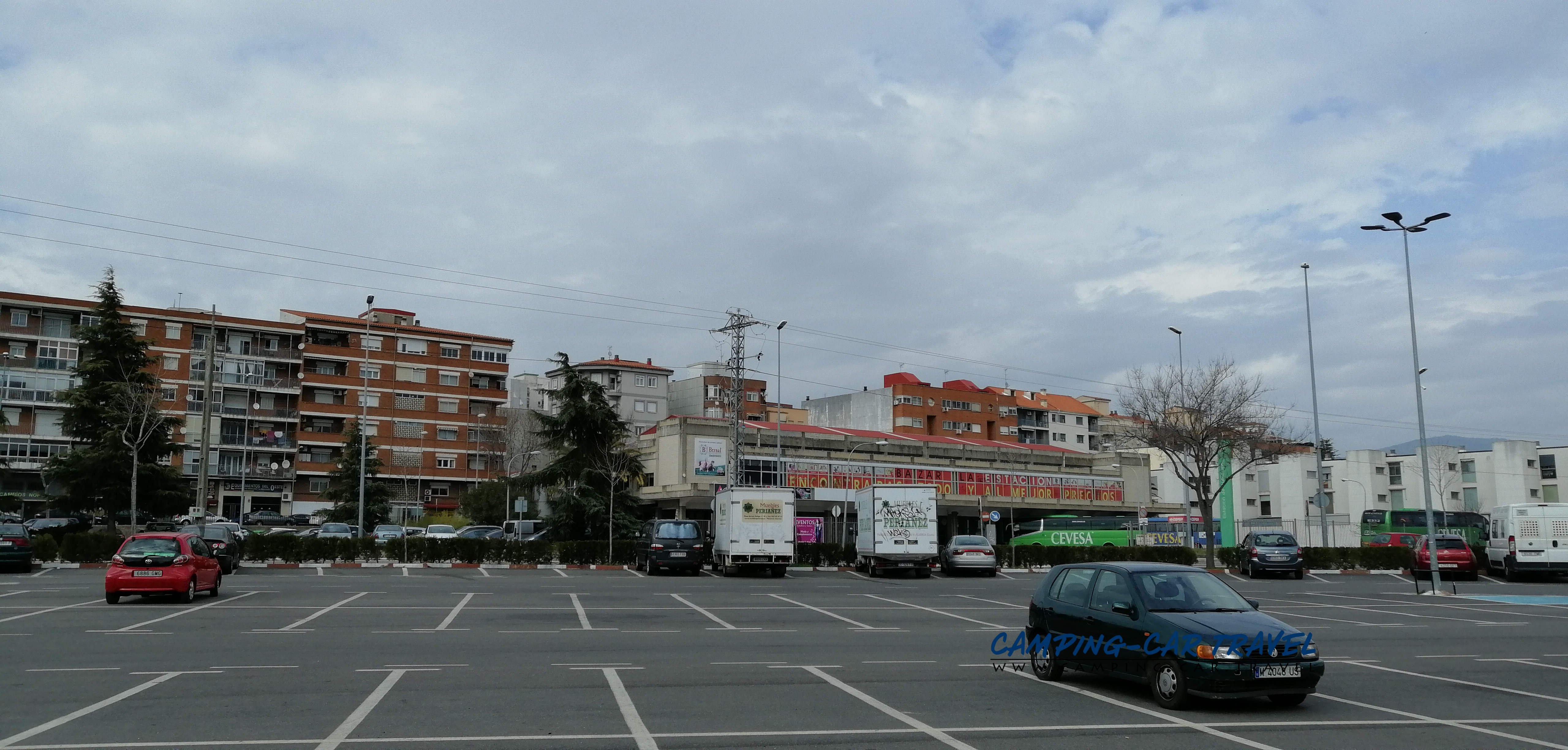 aire services camping car Plasencia Espagne Spain